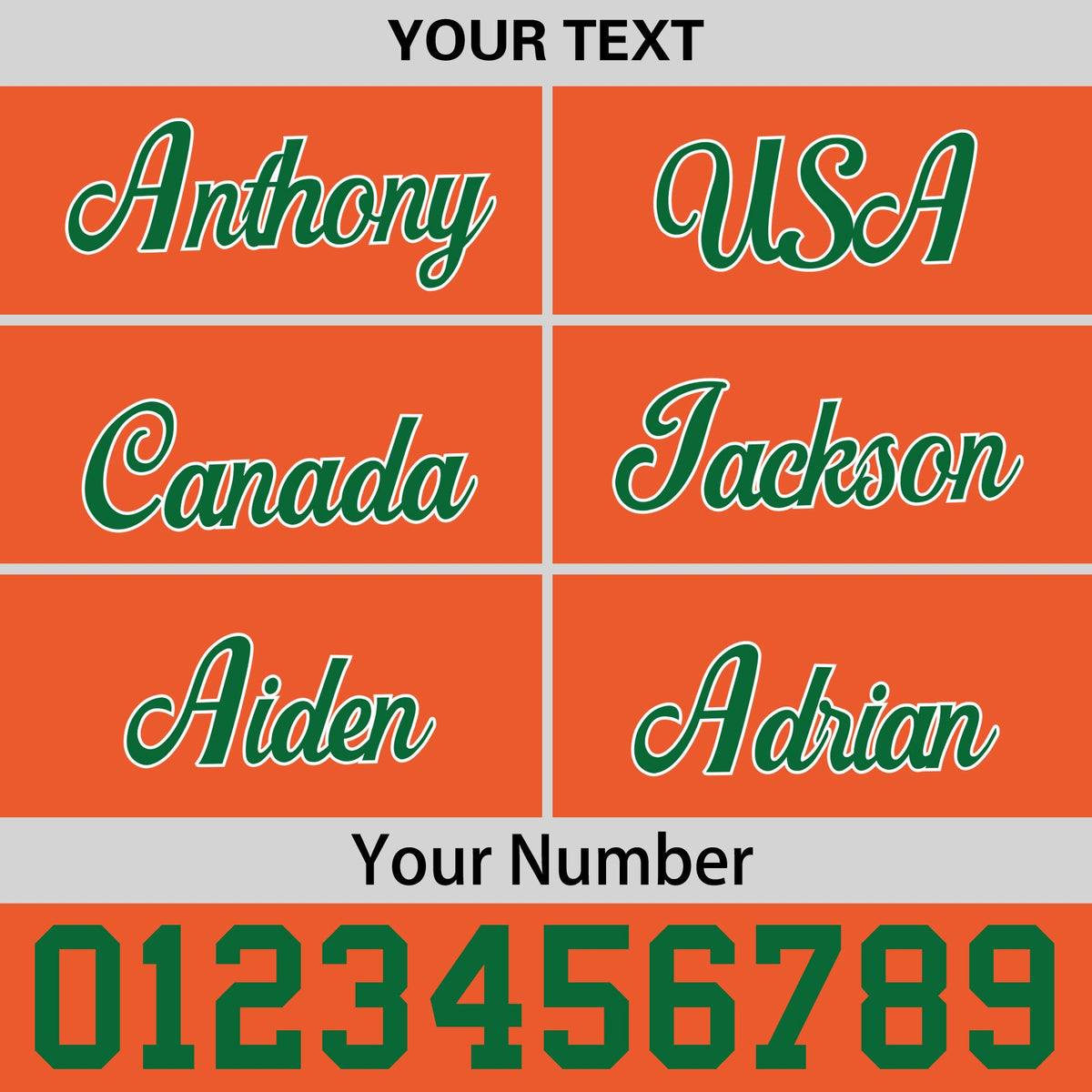 Custom Orange 3D Puff Embroidery Flat Embroidery Casual Sport Baseball Cap