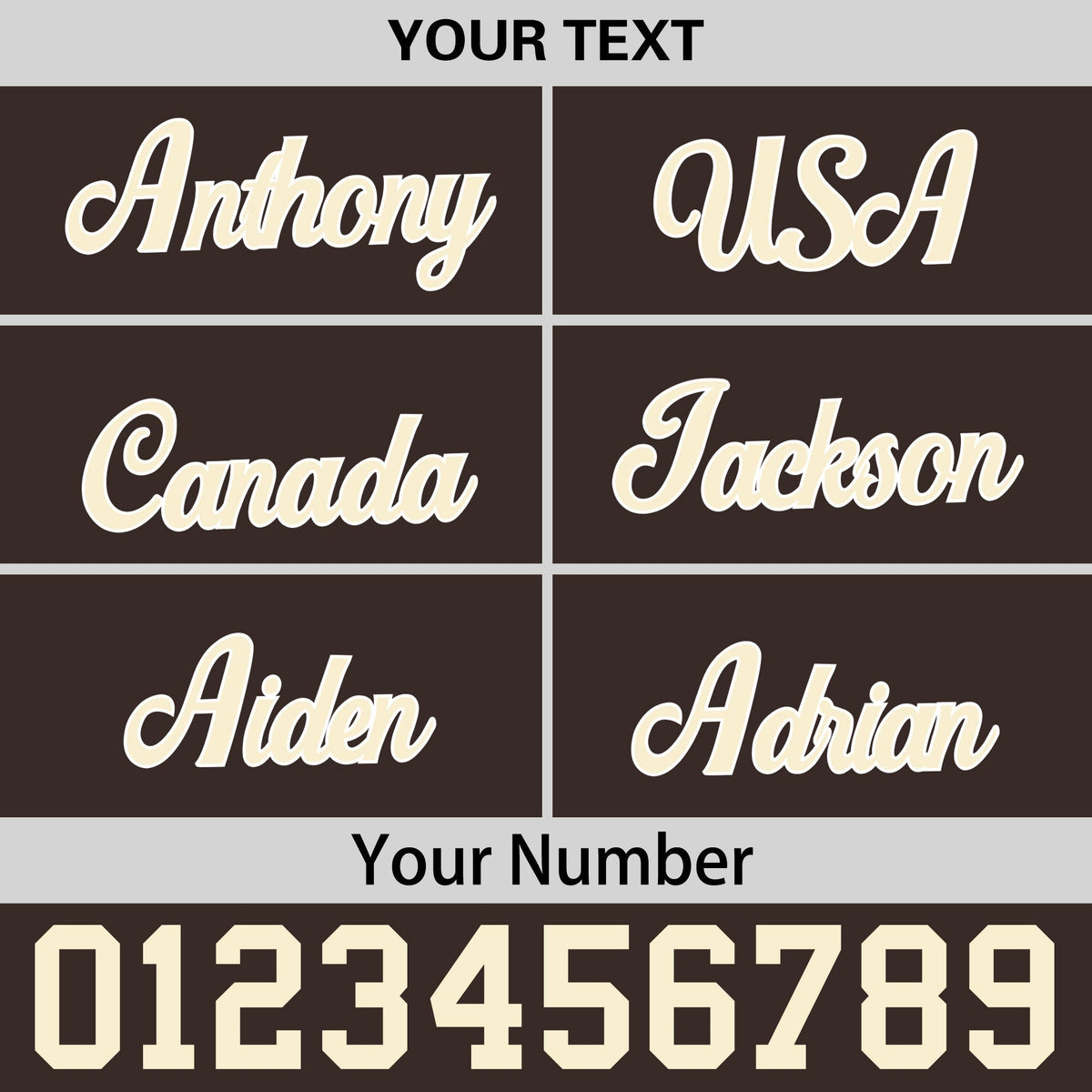 Custom Brown 3D Puff Embroidery Flat Embroidery Casual Sport Baseball Cap