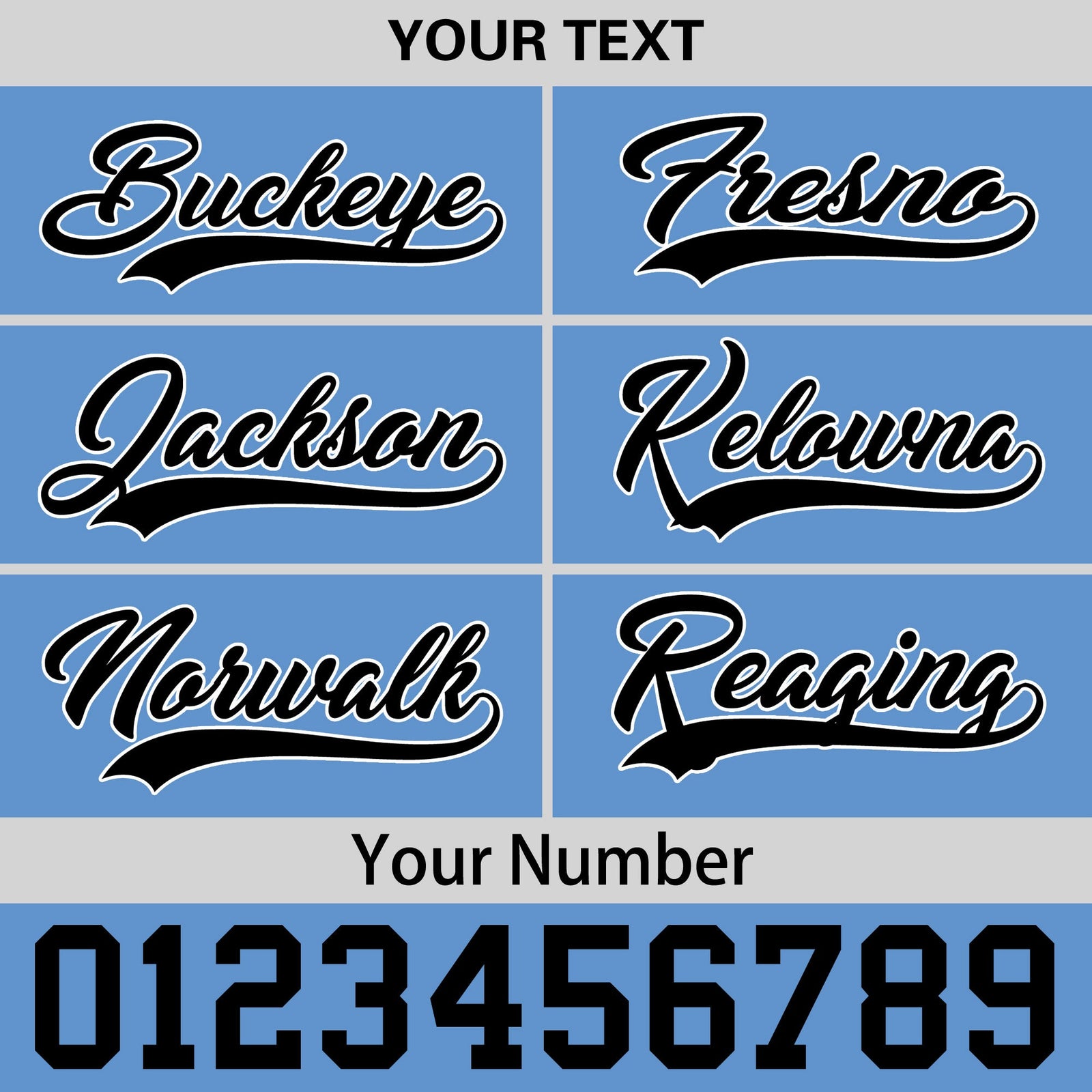 Custom Powder Blue 3D Puff Embroidery Flat Embroidery Casual Sport Baseball Cap