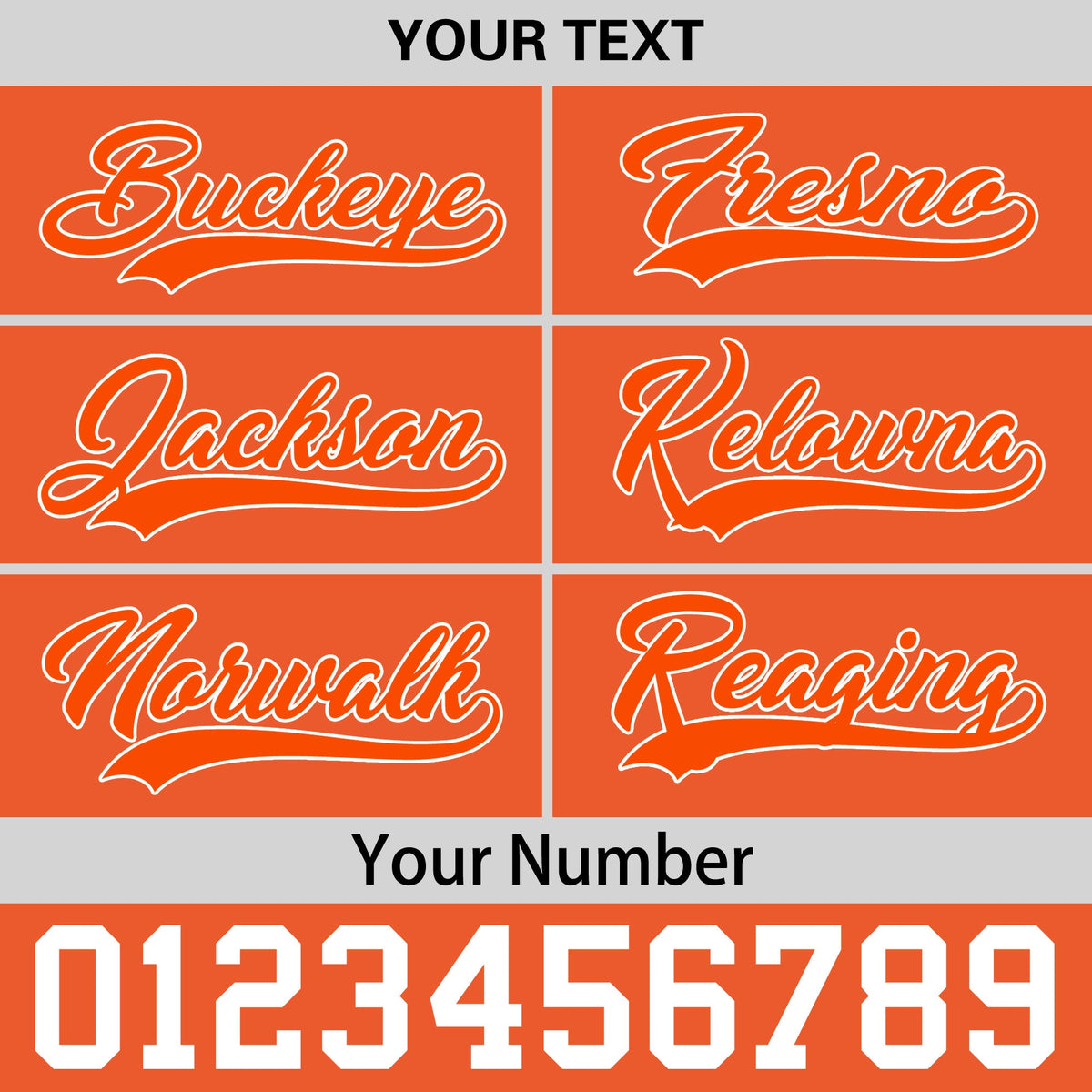 Custom Orange 3D Puff Embroidery Flat Embroidery Casual Sport Baseball Cap