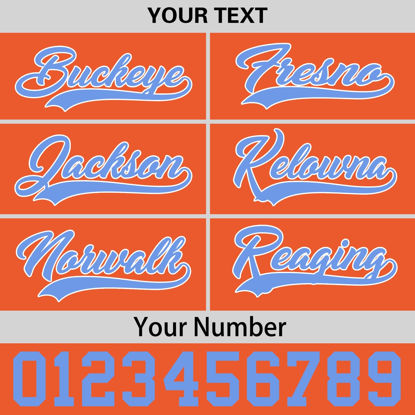 Custom Orange 3D Puff Embroidery Flat Embroidery Casual Sport Baseball Cap