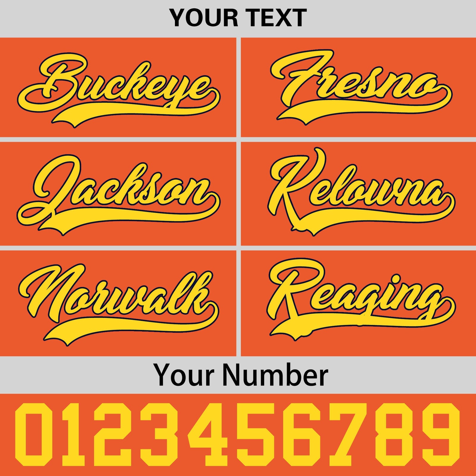 Custom Orange 3D Puff Embroidery Flat Embroidery Casual Sport Baseball Cap