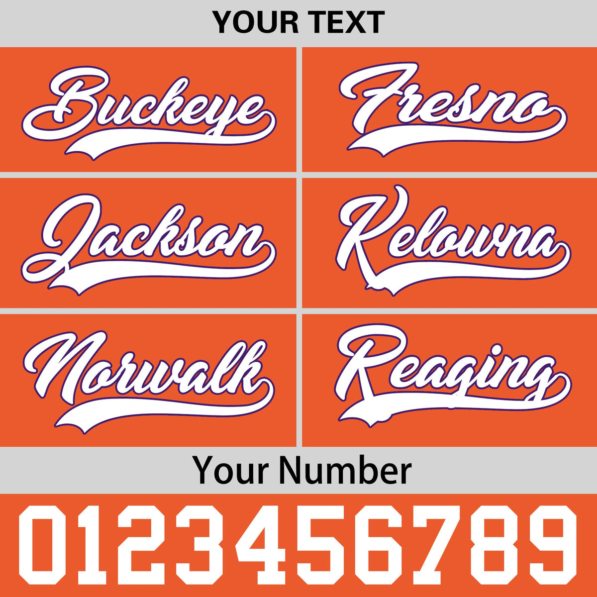 Custom Orange 3D Puff Embroidery Flat Embroidery Casual Sport Baseball Cap