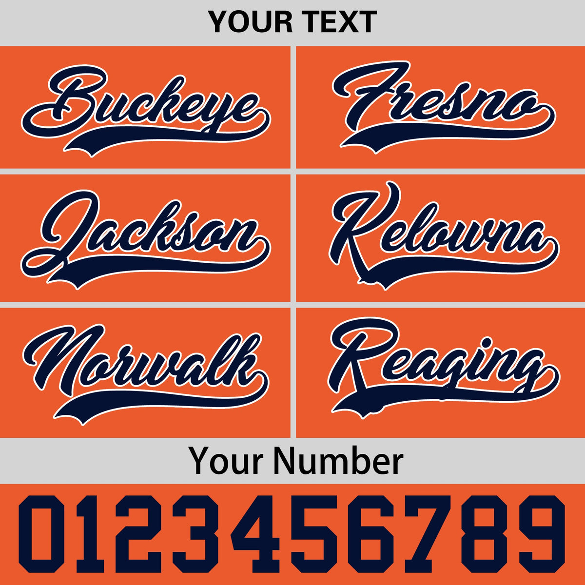 Custom Orange 3D Puff Embroidery Flat Embroidery Casual Sport Baseball Cap