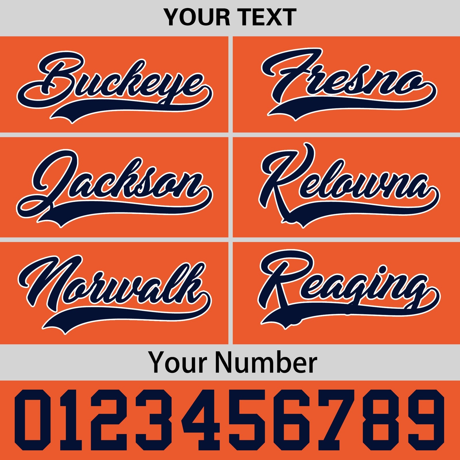 Custom Orange 3D Puff Embroidery Flat Embroidery Casual Sport Baseball Cap