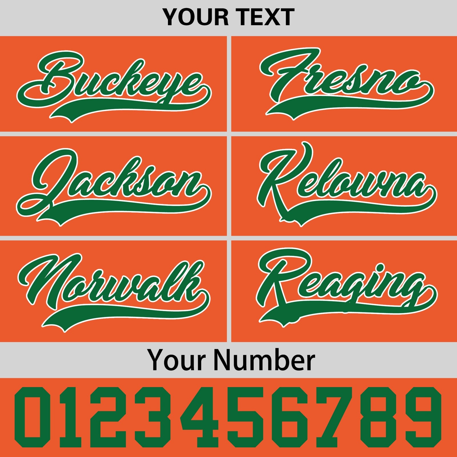 Custom Orange 3D Puff Embroidery Flat Embroidery Casual Sport Baseball Cap