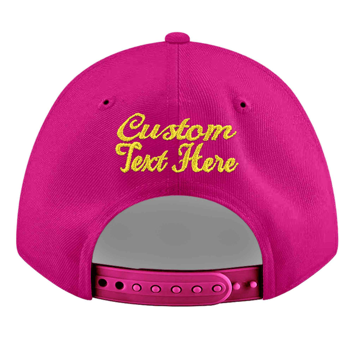 Custom Rose Red 3D Puff Embroidery Flat Embroidery Casual Sport Baseball Cap