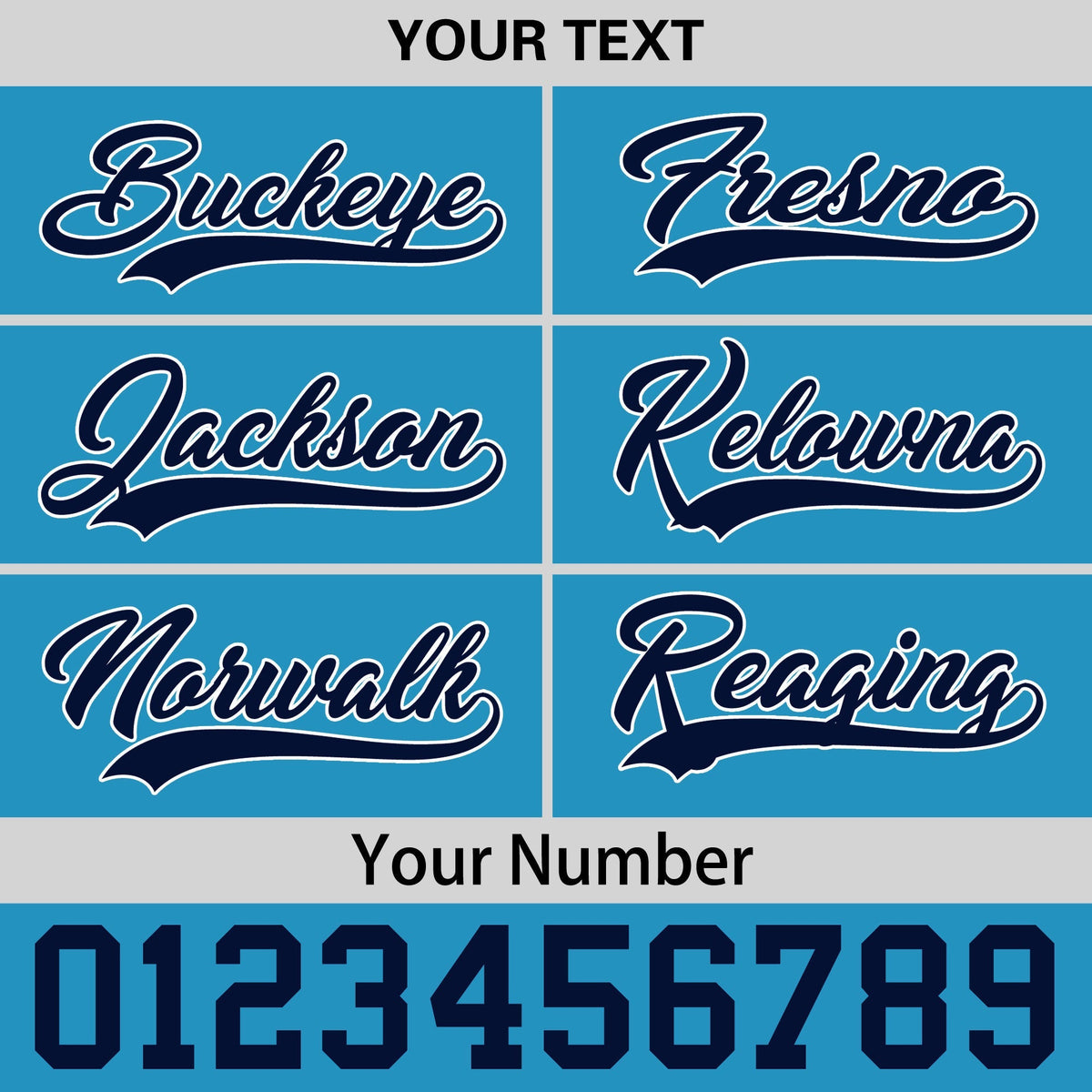 Custom Light Blue 3D Puff Embroidery Flat Embroidery Casual Sport Baseball Cap