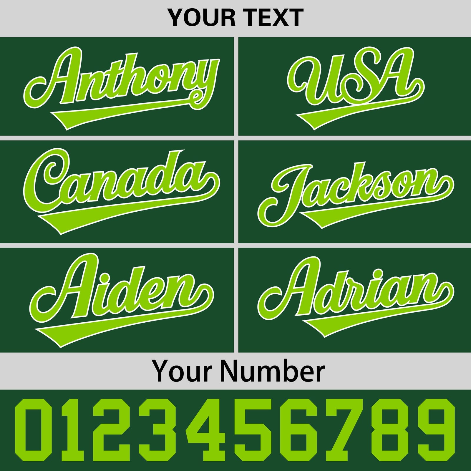 Custom Green 3D Puff Embroidery Flat Embroidery Casual Sport Baseball Cap