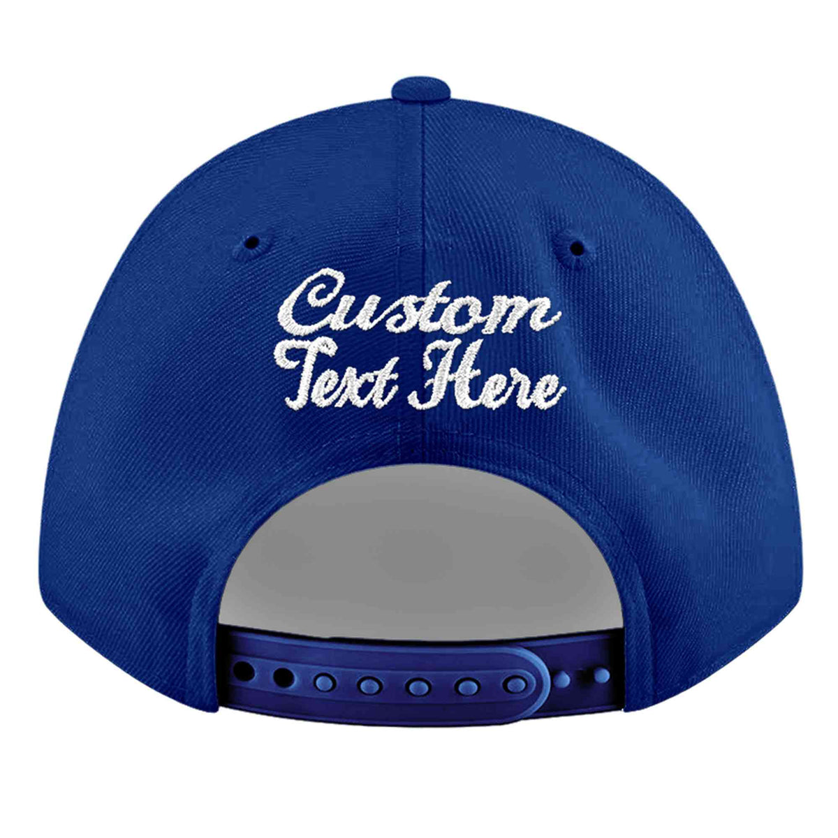 Custom Royal 3D Puff Embroidery Flat Embroidery Casual Sport Baseball Cap