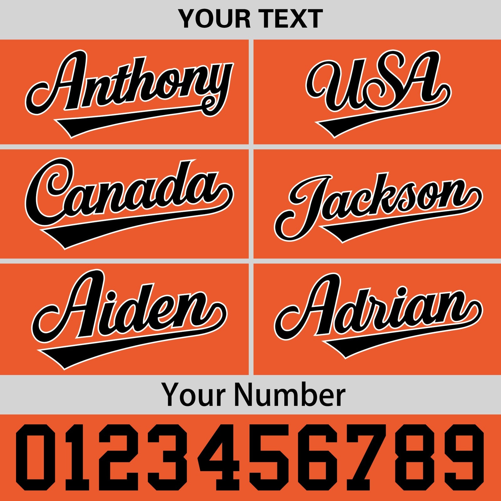 Custom Orange 3D Puff Embroidery Flat Embroidery Casual Sport Baseball Cap