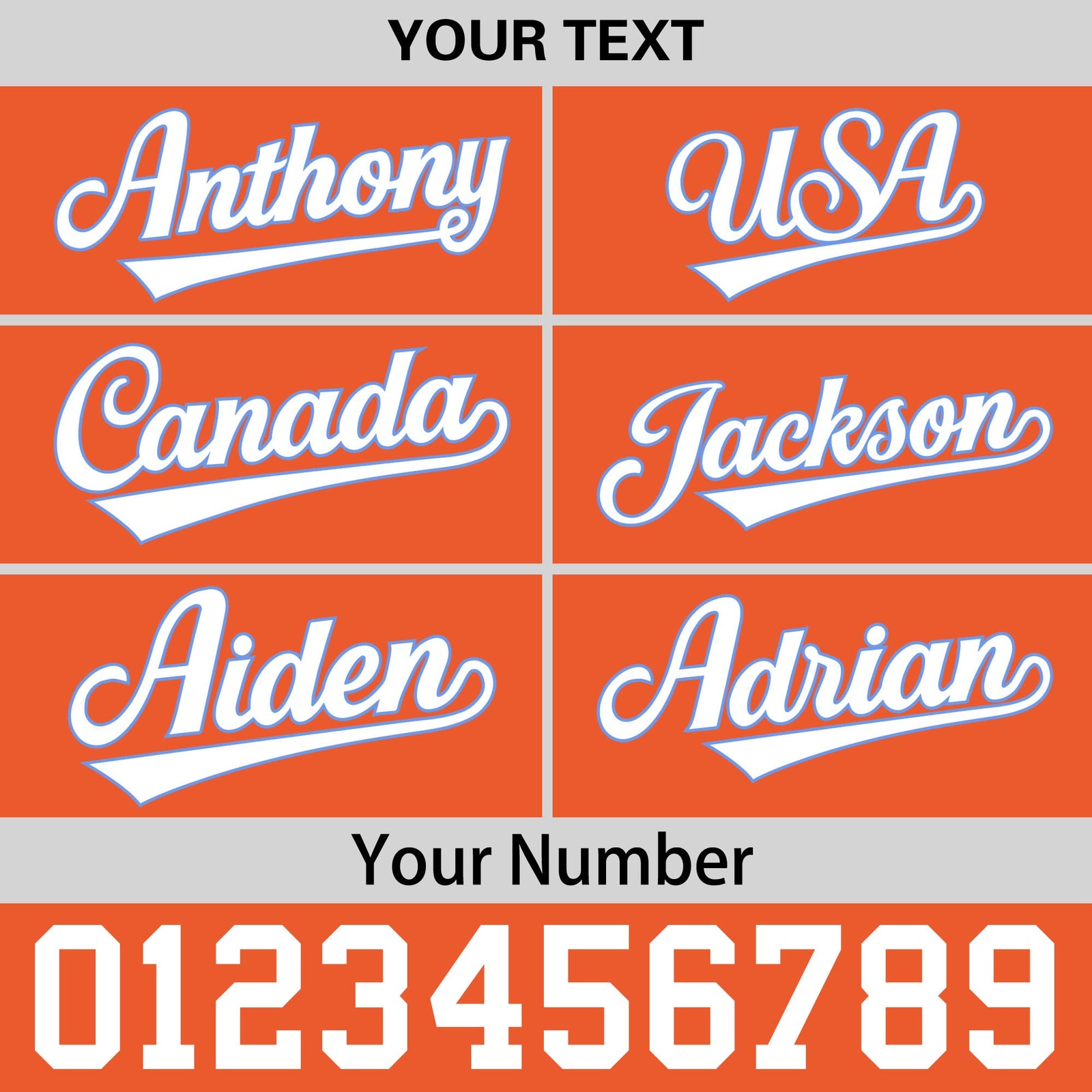 Custom Orange 3D Puff Embroidery Flat Embroidery Casual Sport Baseball Cap