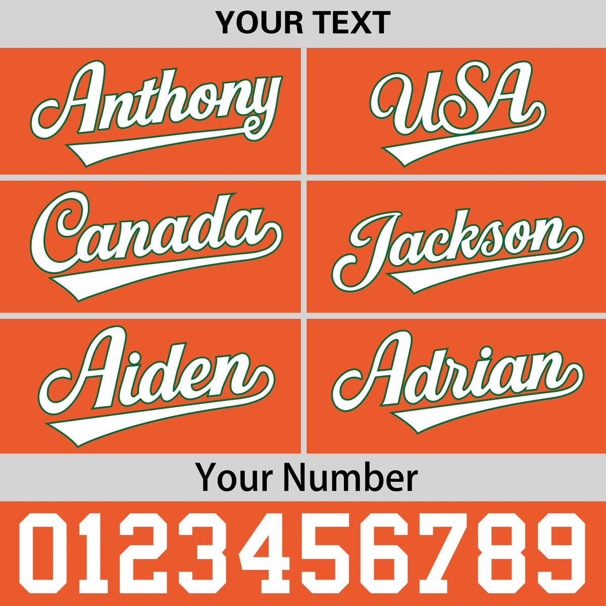 Custom Orange 3D Puff Embroidery Flat Embroidery Casual Sport Baseball Cap