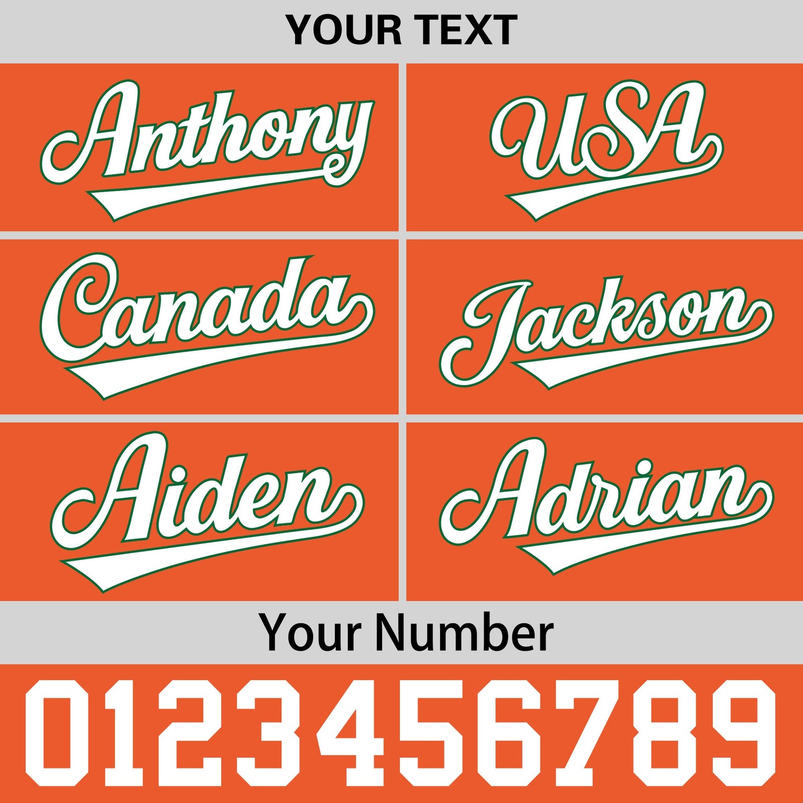 Custom Orange 3D Puff Embroidery Flat Embroidery Casual Sport Baseball Cap