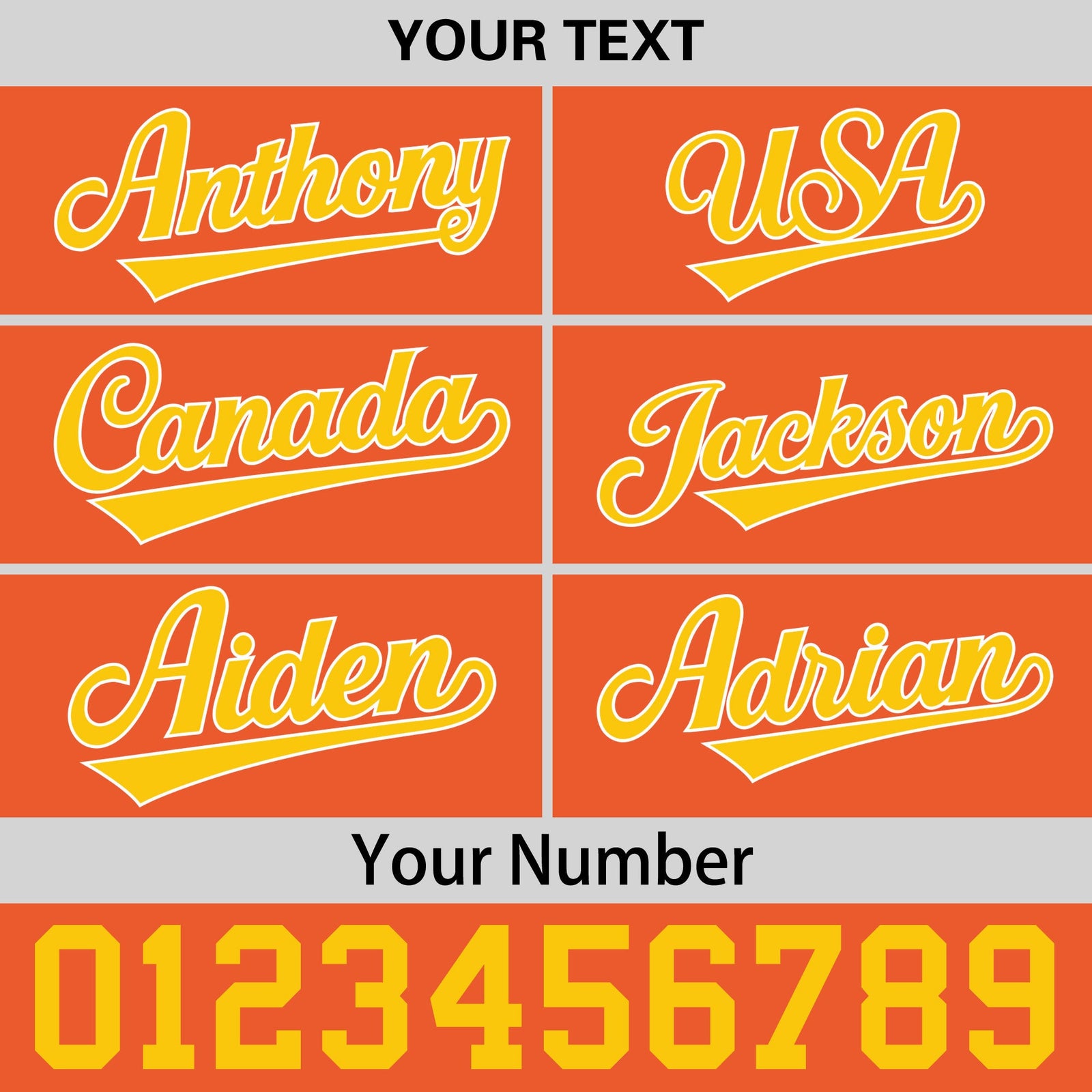 Custom Orange 3D Puff Embroidery Flat Embroidery Casual Sport Baseball Cap