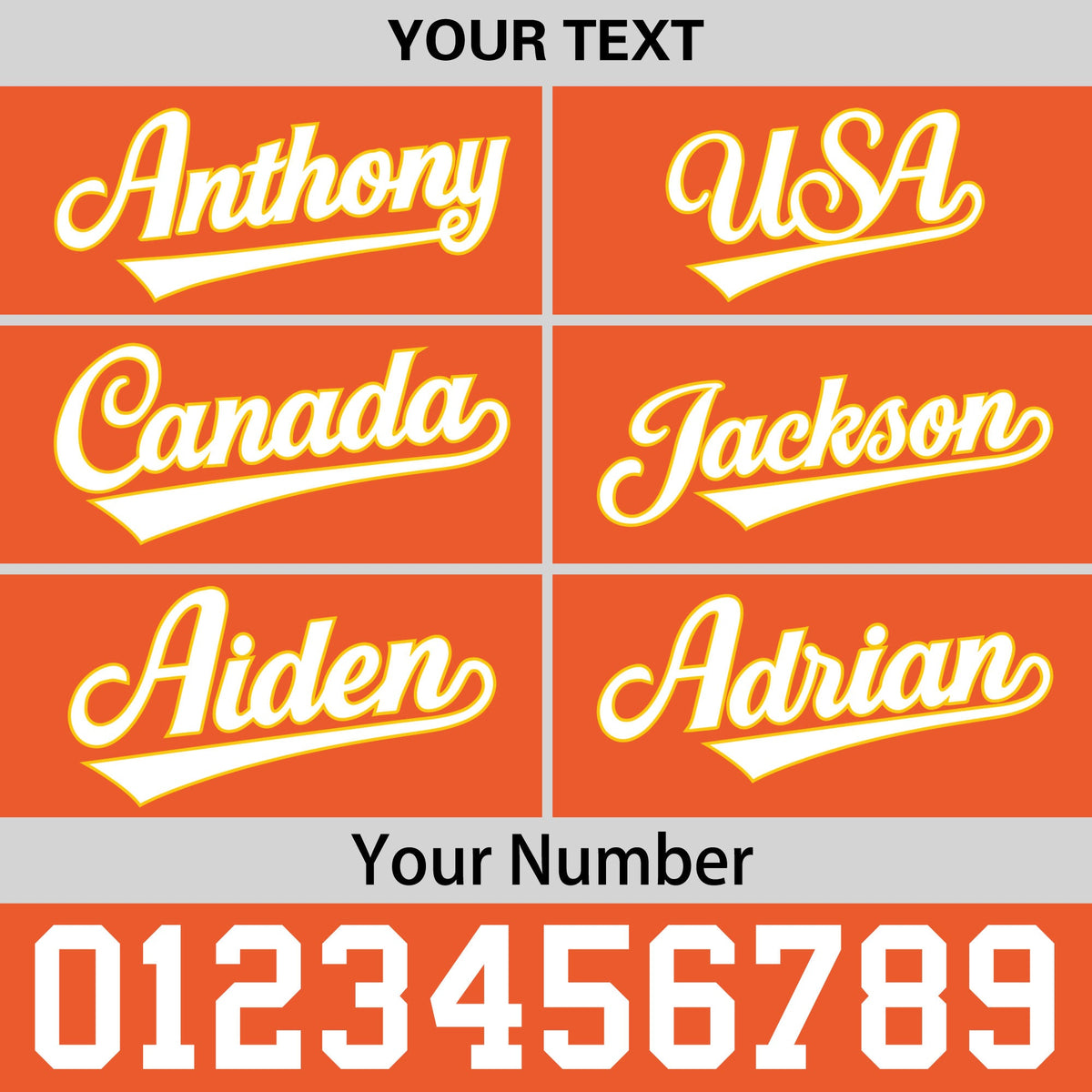 Custom Orange 3D Puff Embroidery Flat Embroidery Casual Sport Baseball Cap