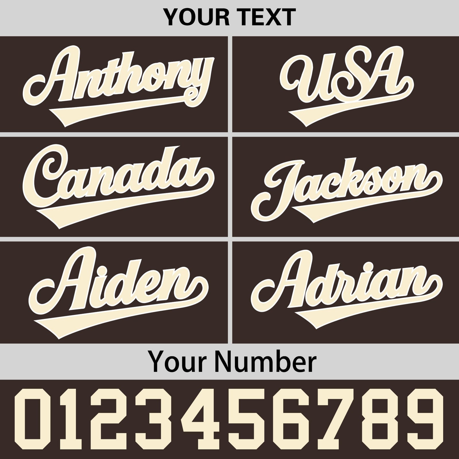 Custom Brown 3D Puff Embroidery Flat Embroidery Casual Sport Baseball Cap