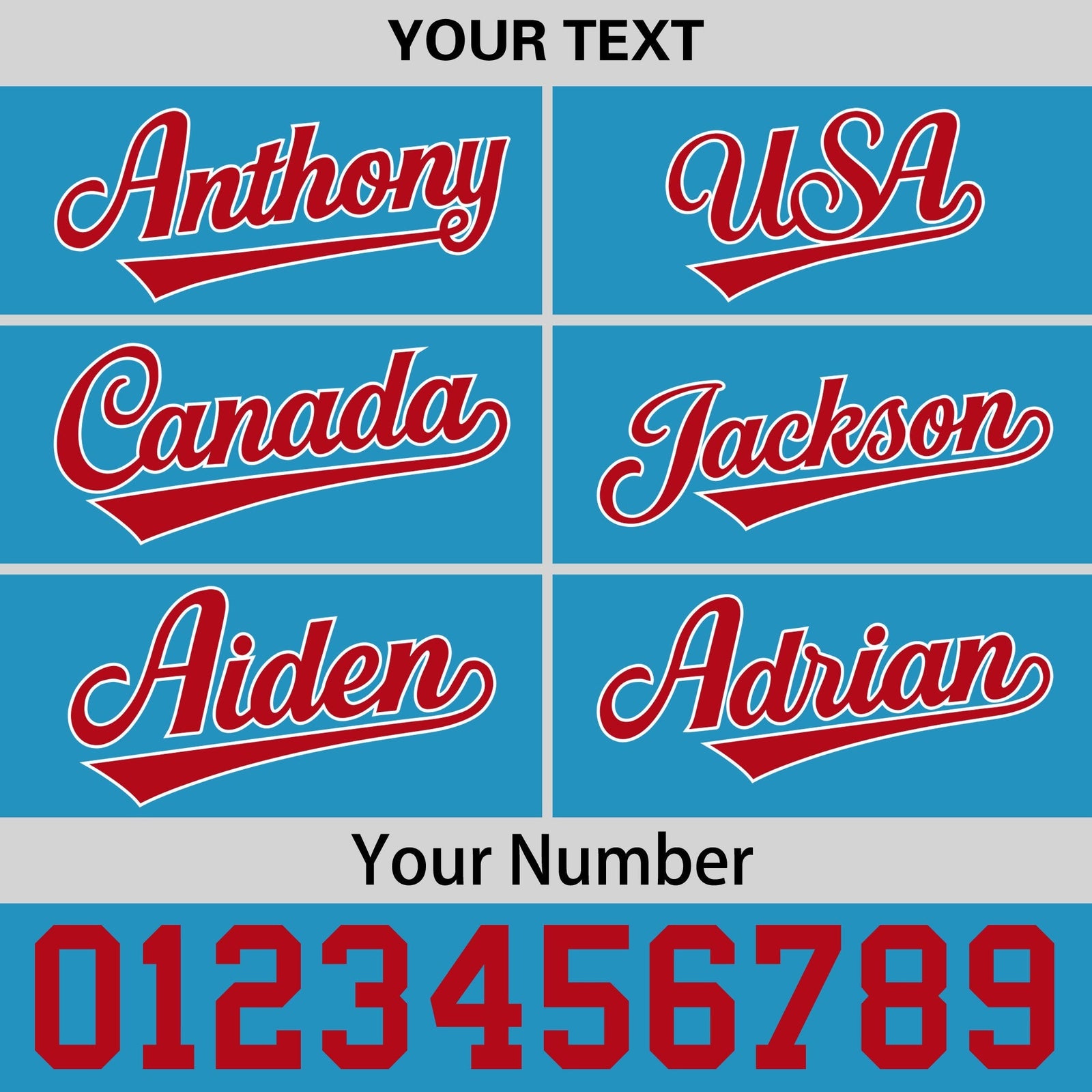 Custom Light Blue 3D Puff Embroidery Flat Embroidery Casual Sport Baseball Cap