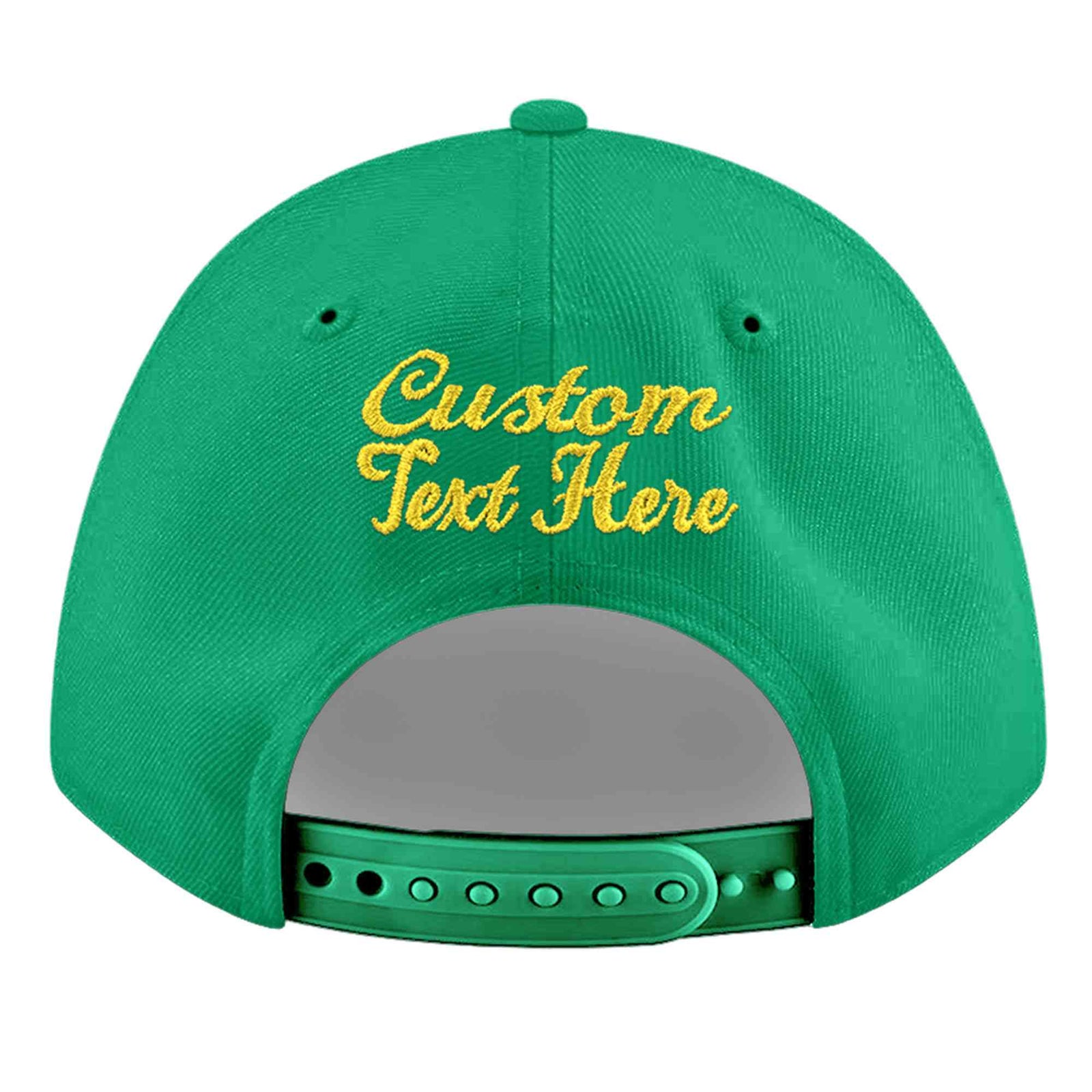 Custom Aqua 3D Puff Embroidery Flat Embroidery Casual Sport Baseball Cap