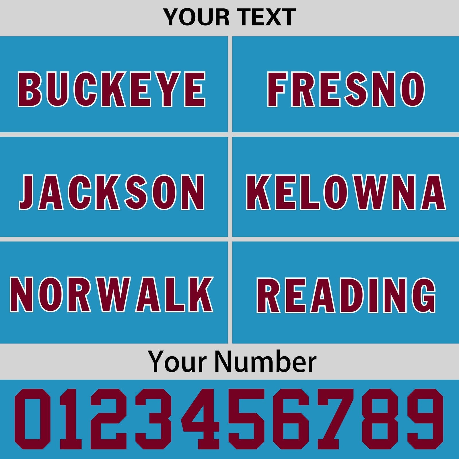 Custom Light Blue 3D Puff Embroidery Flat Embroidery Casual Sport Baseball Cap