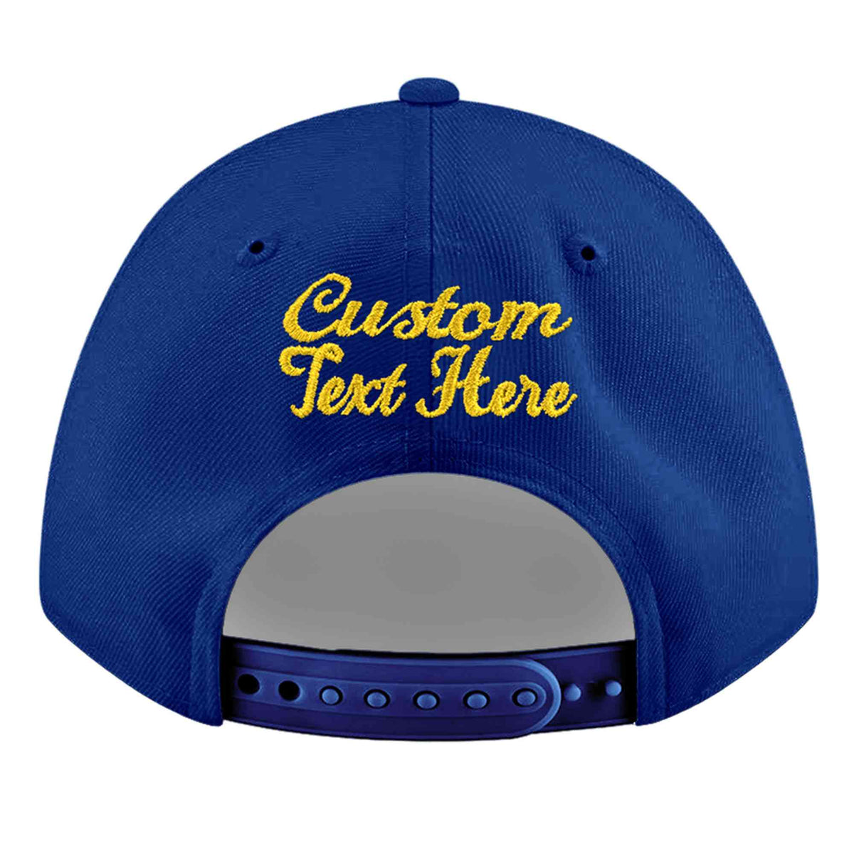 Custom Royal 3D Puff Embroidery Flat Embroidery Casual Sport Baseball Cap
