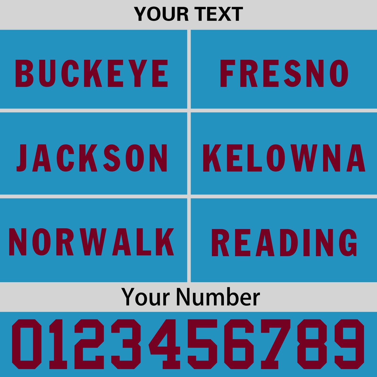 Custom Light Blue 3D Puff Embroidery Flat Embroidery Casual Sport Baseball Cap