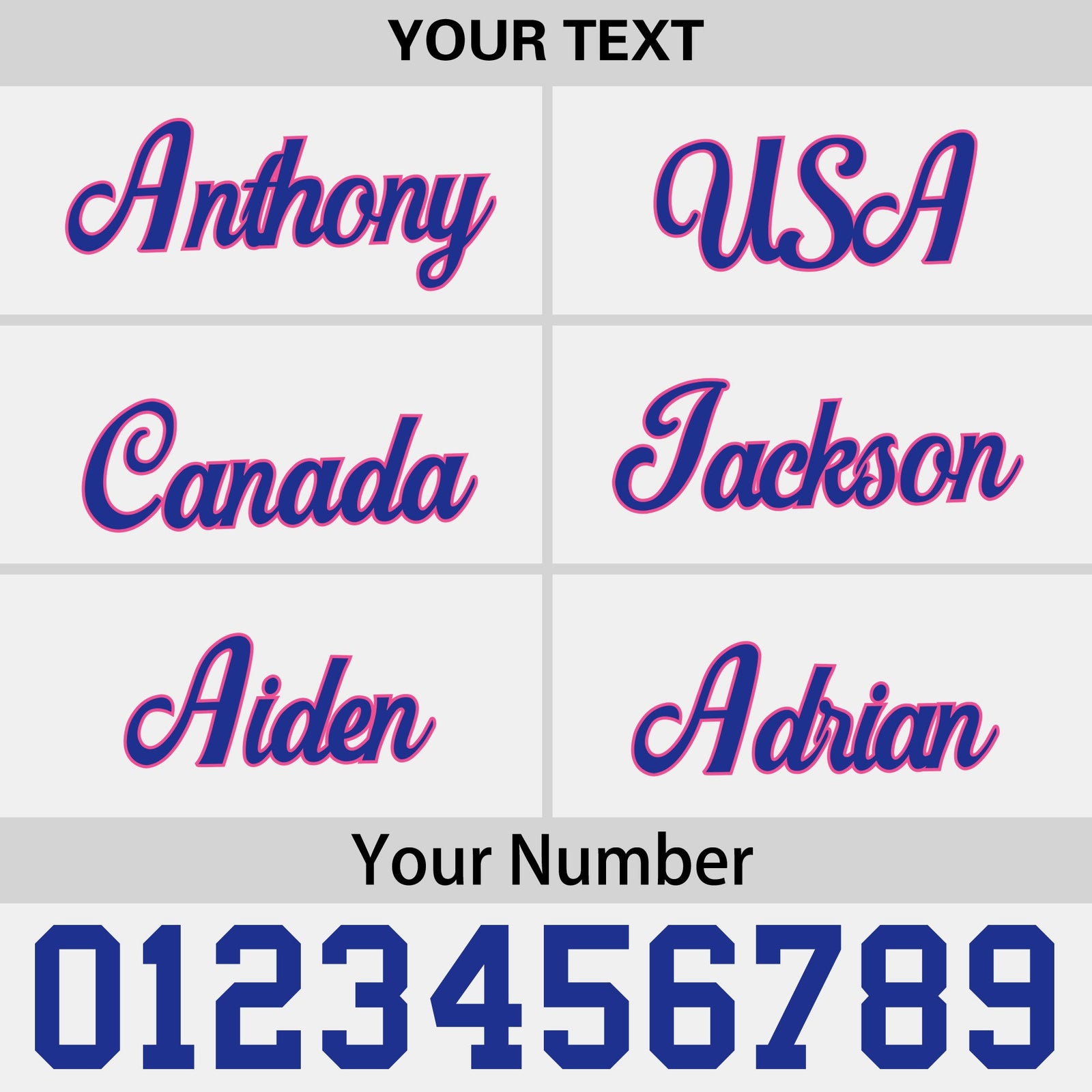 Custom White Royal Blue 41D Puff Embroidery Flat Embroidery Casual Sport Baseball Cap