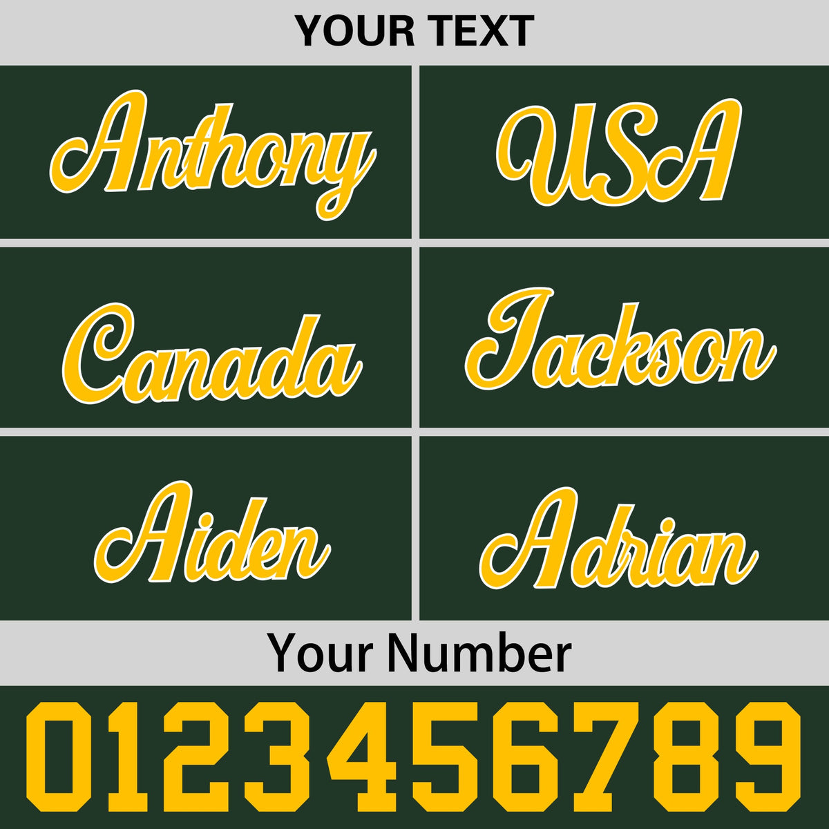 Custom Green Gold 3D Puff Embroidery Flat Embroidery Casual Sport Baseball Cap