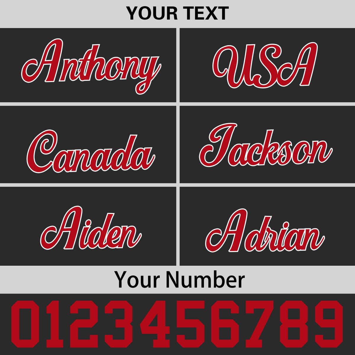 Custom Black Red 3D Puff Embroidery Flat Embroidery Casual Sport Baseball Cap