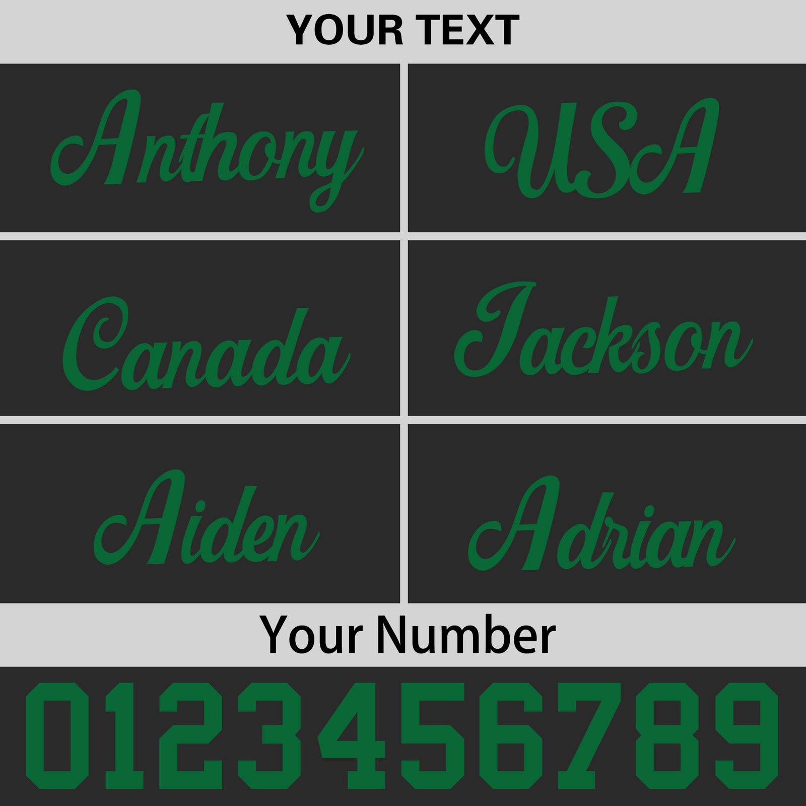 Custom Black Kelly Green 3D Puff Embroidery Flat Embroidery Casual Sport Baseball Cap