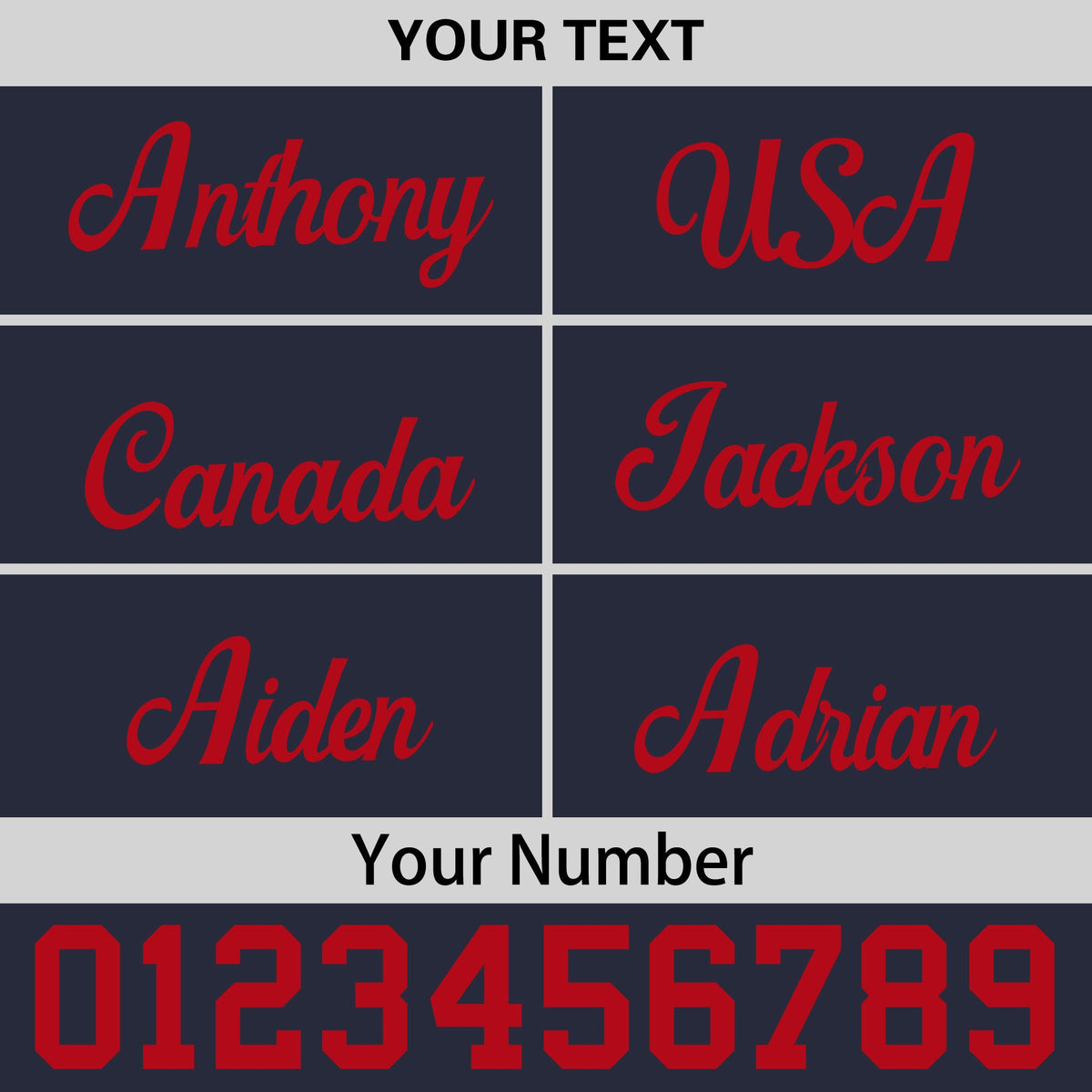 Custom Navy Red 3D Puff Embroidery Flat Embroidery Casual Sport Baseball Cap