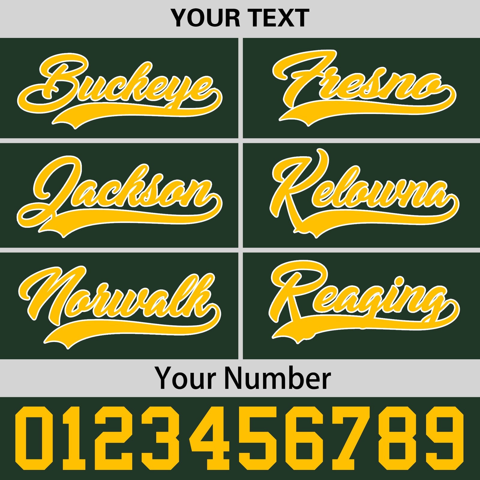 Custom Green Gold 3D Puff Embroidery Flat Embroidery Casual Sport Baseball Cap