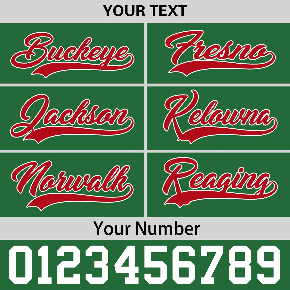 Custom Kelly Green Red 3D Puff Embroidery Flat Embroidery Casual Sport Baseball Cap