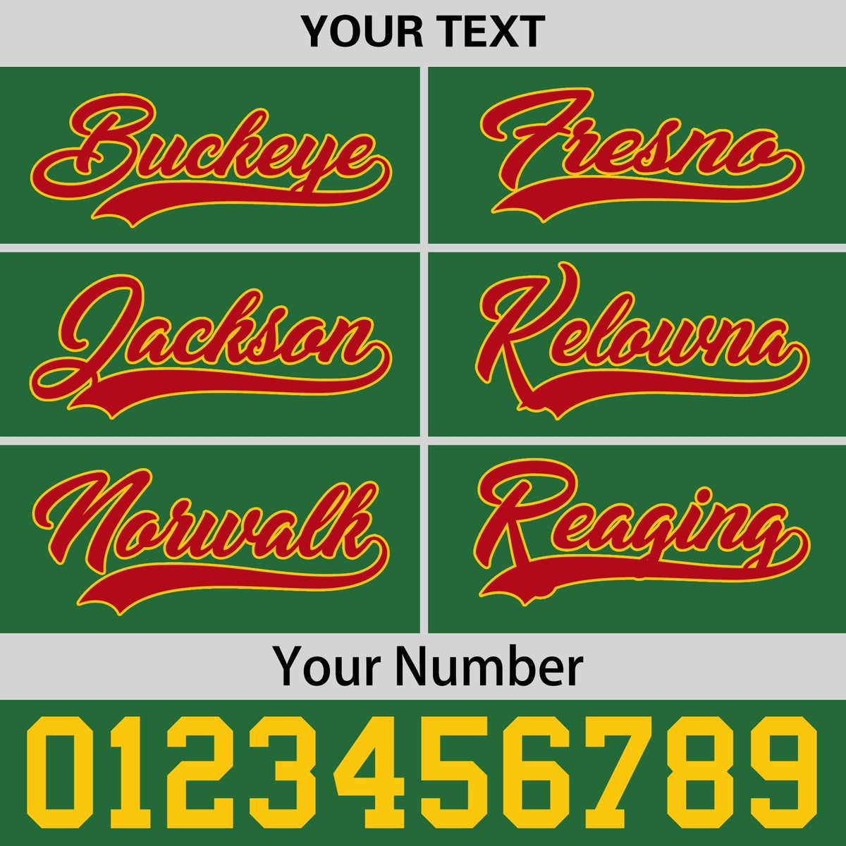 Custom Kelly Green Red 3D Puff Embroidery Flat Embroidery Casual Sport Baseball Cap