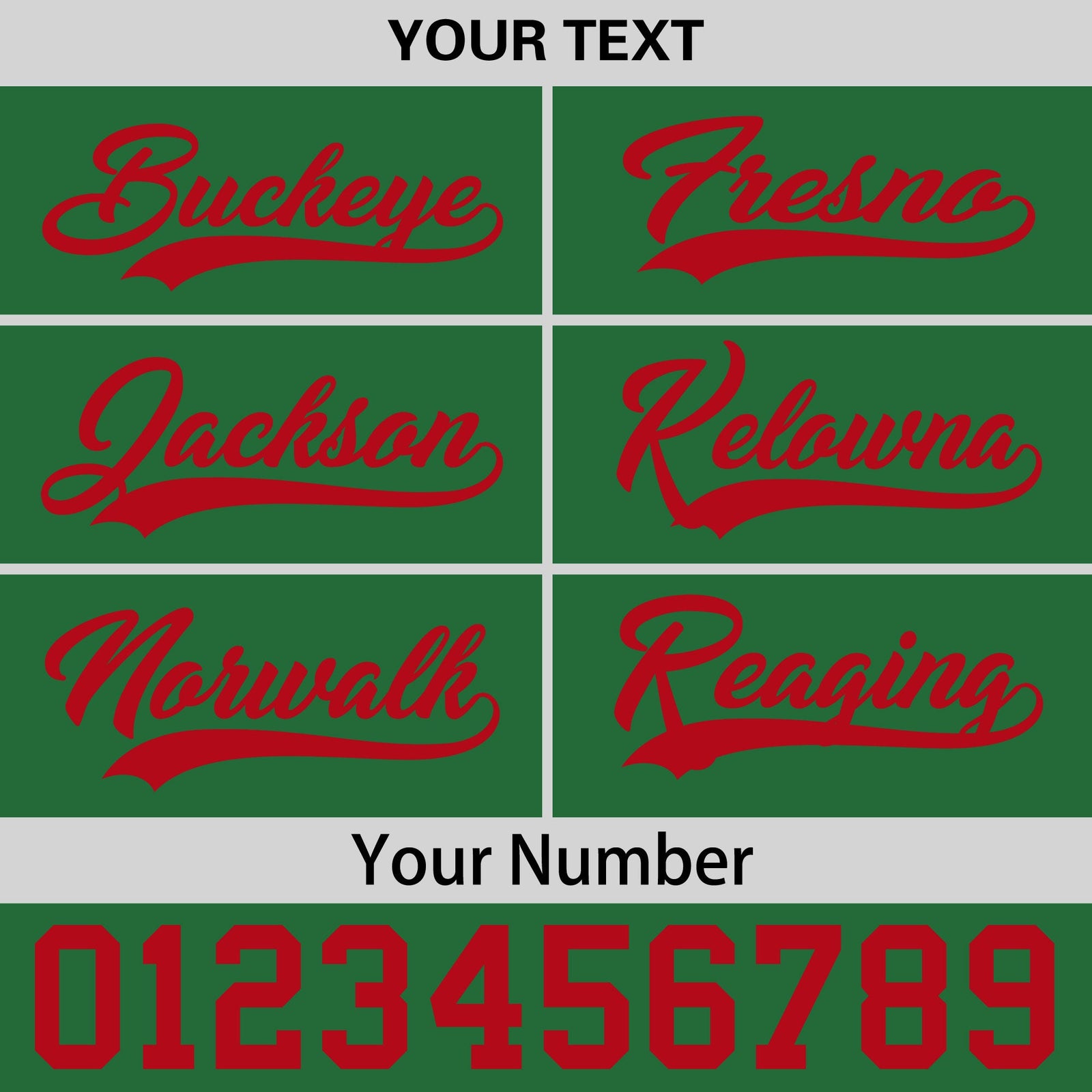 Custom Kelly Green Red 3D Puff Embroidery Flat Embroidery Casual Sport Baseball Cap