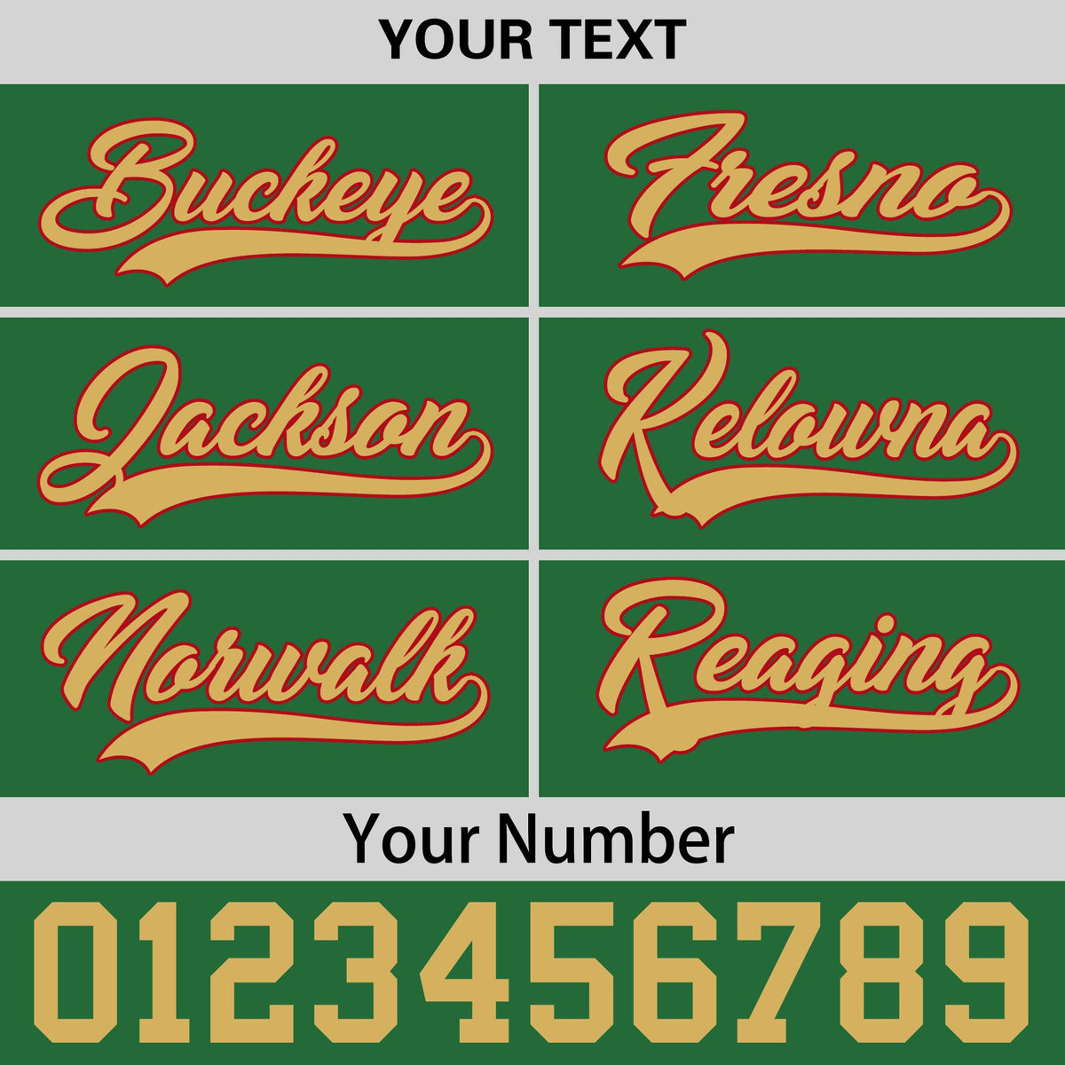 Custom Kelly Green Red 3D Puff Embroidery Flat Embroidery Casual Sport Baseball Cap