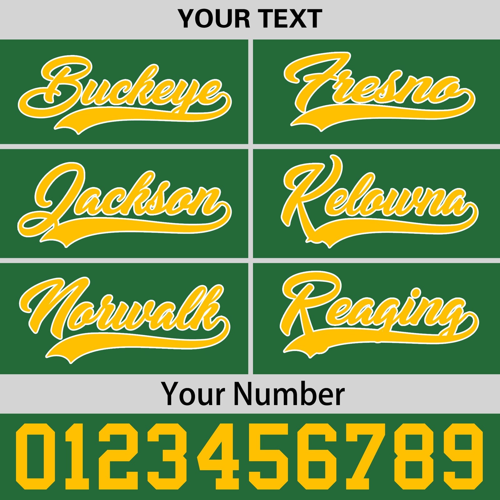 Custom Kelly Green Gold 3D Puff Embroidery Flat Embroidery Casual Sport Baseball Cap