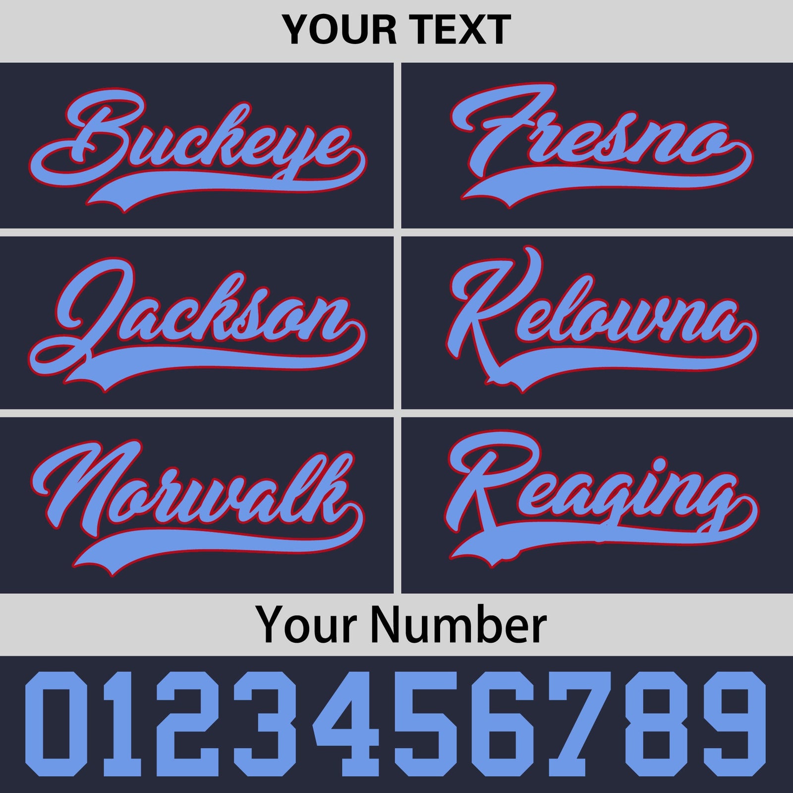 Custom Navy Red 3D Puff Embroidery Flat Embroidery Casual Sport Baseball Cap