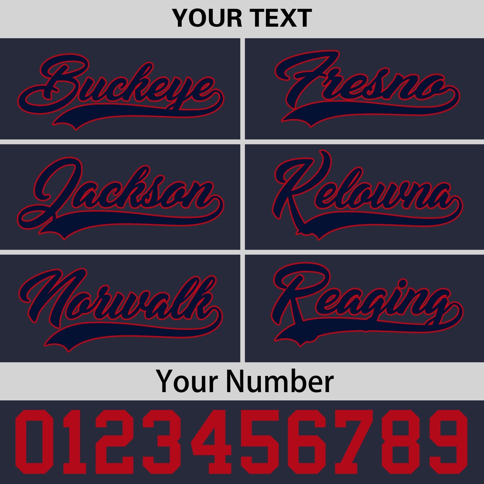 Custom Navy Red 3D Puff Embroidery Flat Embroidery Casual Sport Baseball Cap