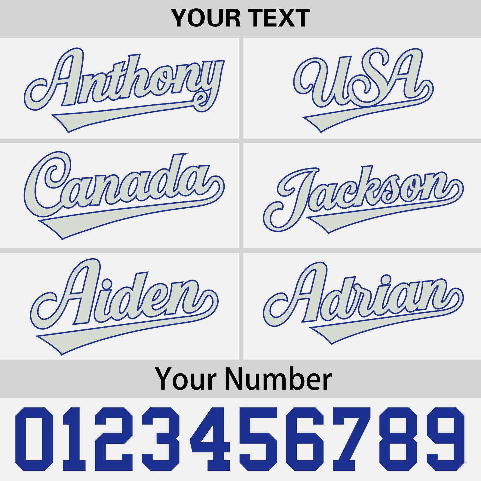 Custom White Royal Blue 145D Puff Embroidery Flat Embroidery Casual Sport Baseball Cap