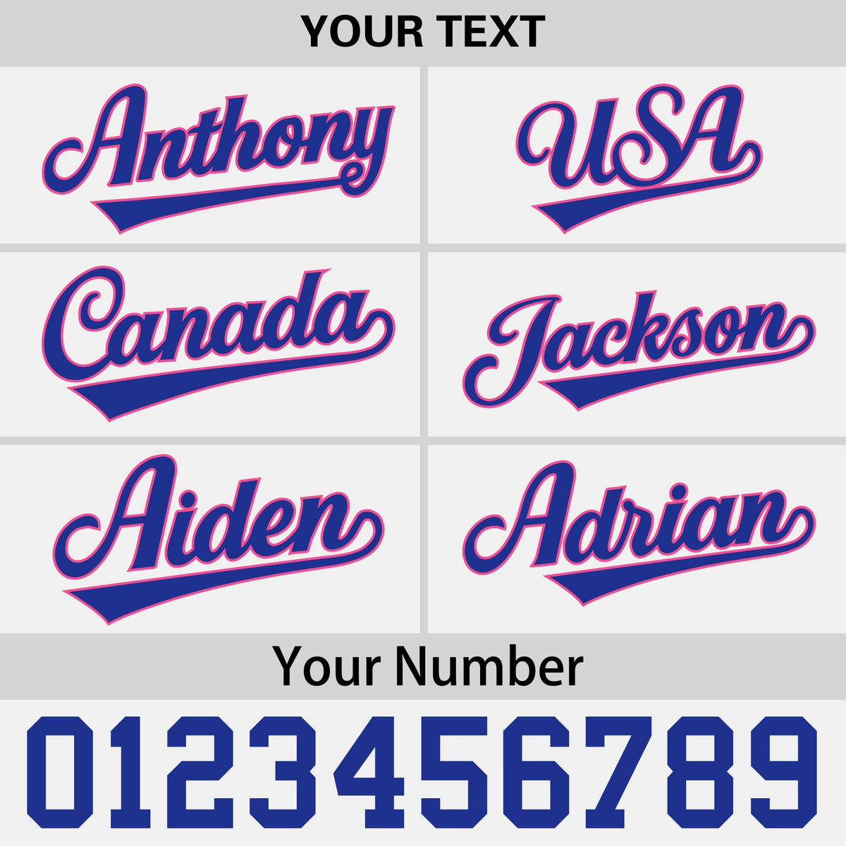 Custom White Royal Blue 161D Puff Embroidery Flat Embroidery Casual Sport Baseball Cap