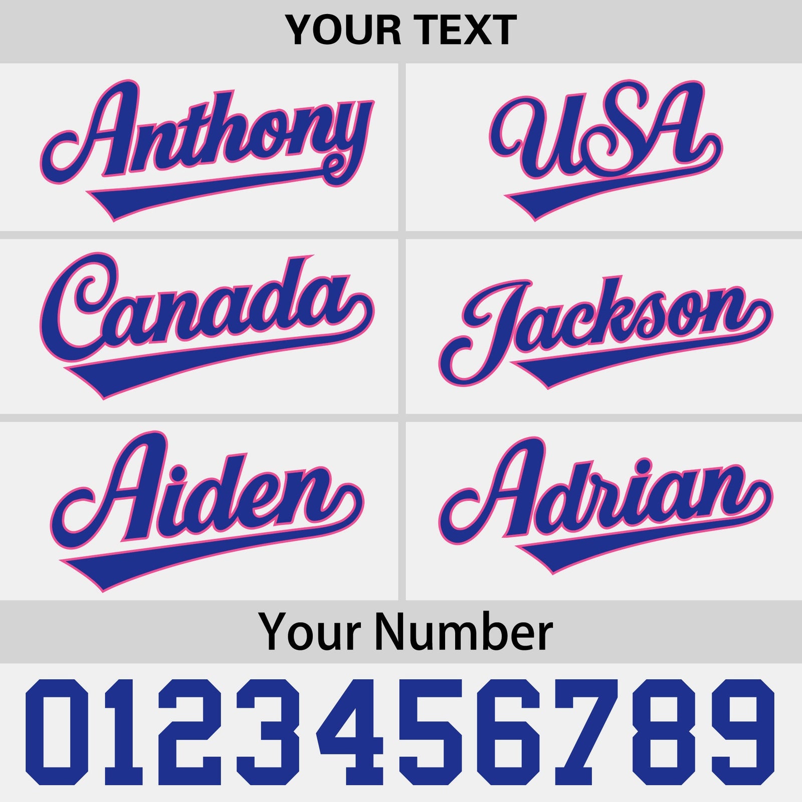 Custom White Royal Blue 161D Puff Embroidery Flat Embroidery Casual Sport Baseball Cap