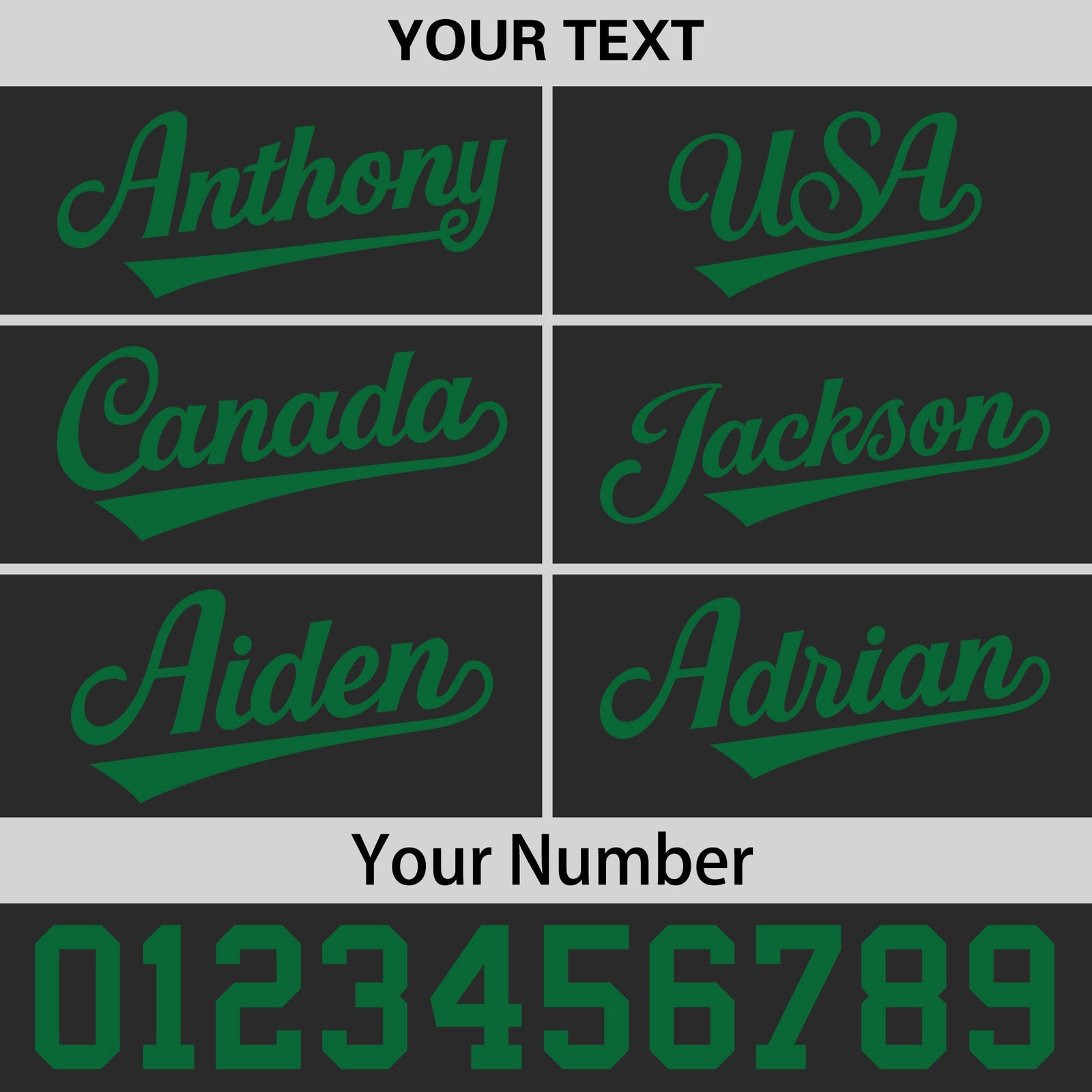 Custom Black Kelly Green 3D Puff Embroidery Flat Embroidery Casual Sport Baseball Cap