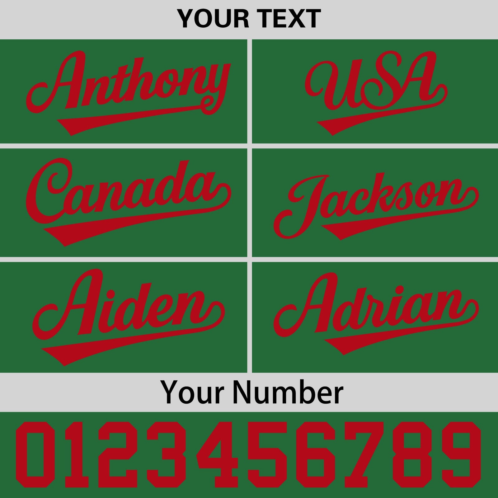 Custom Kelly Green Red 3D Puff Embroidery Flat Embroidery Casual Sport Baseball Cap