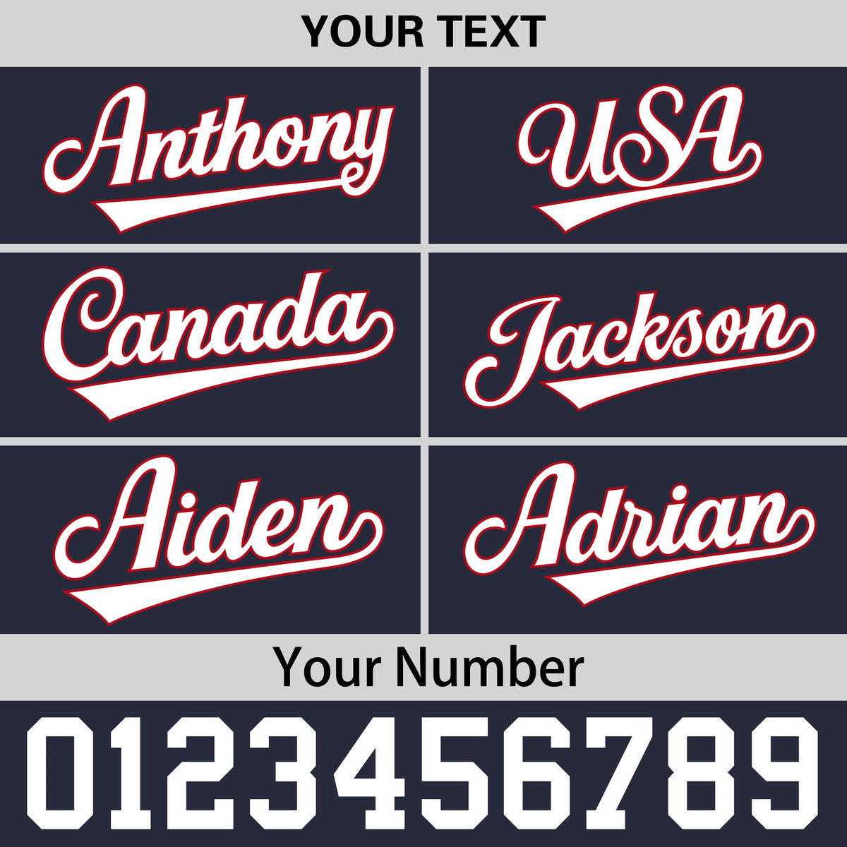 Custom Navy Red 3D Puff Embroidery Flat Embroidery Casual Sport Baseball Cap