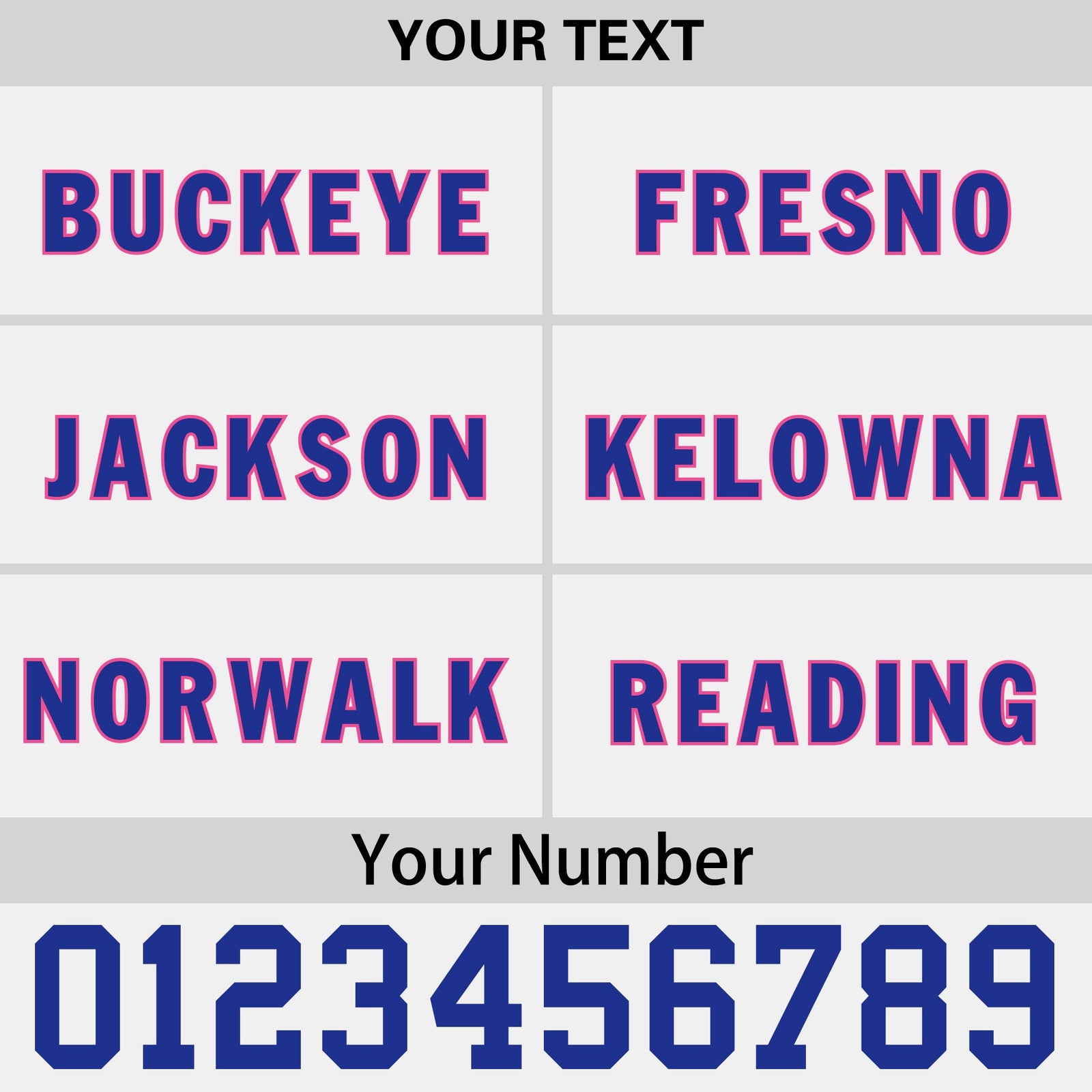 Custom White Royal Blue 81D Puff Embroidery Flat Embroidery Casual Sport Baseball Cap