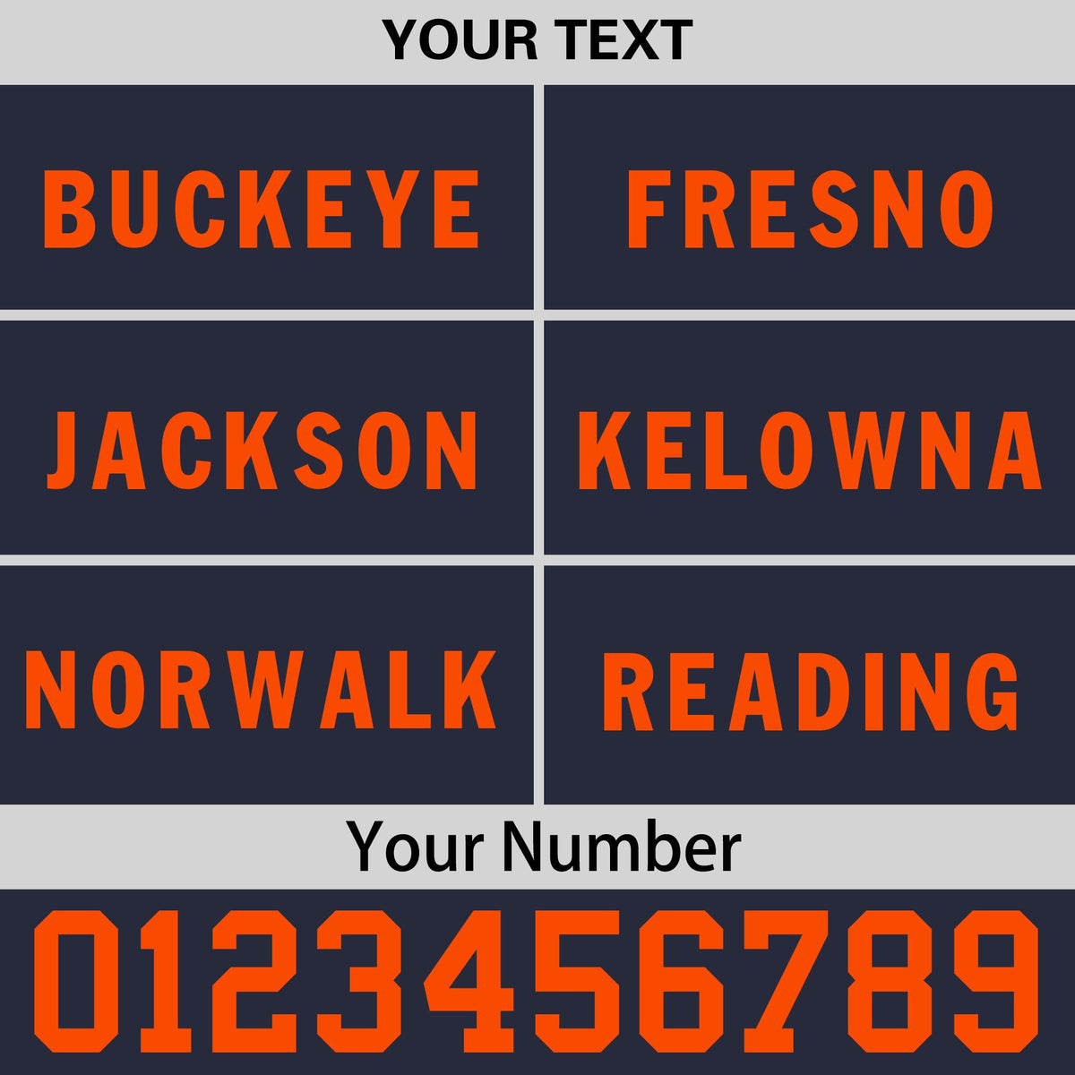 Custom Navy Orange 3D Puff Embroidery Flat Embroidery Casual Sport Baseball Cap