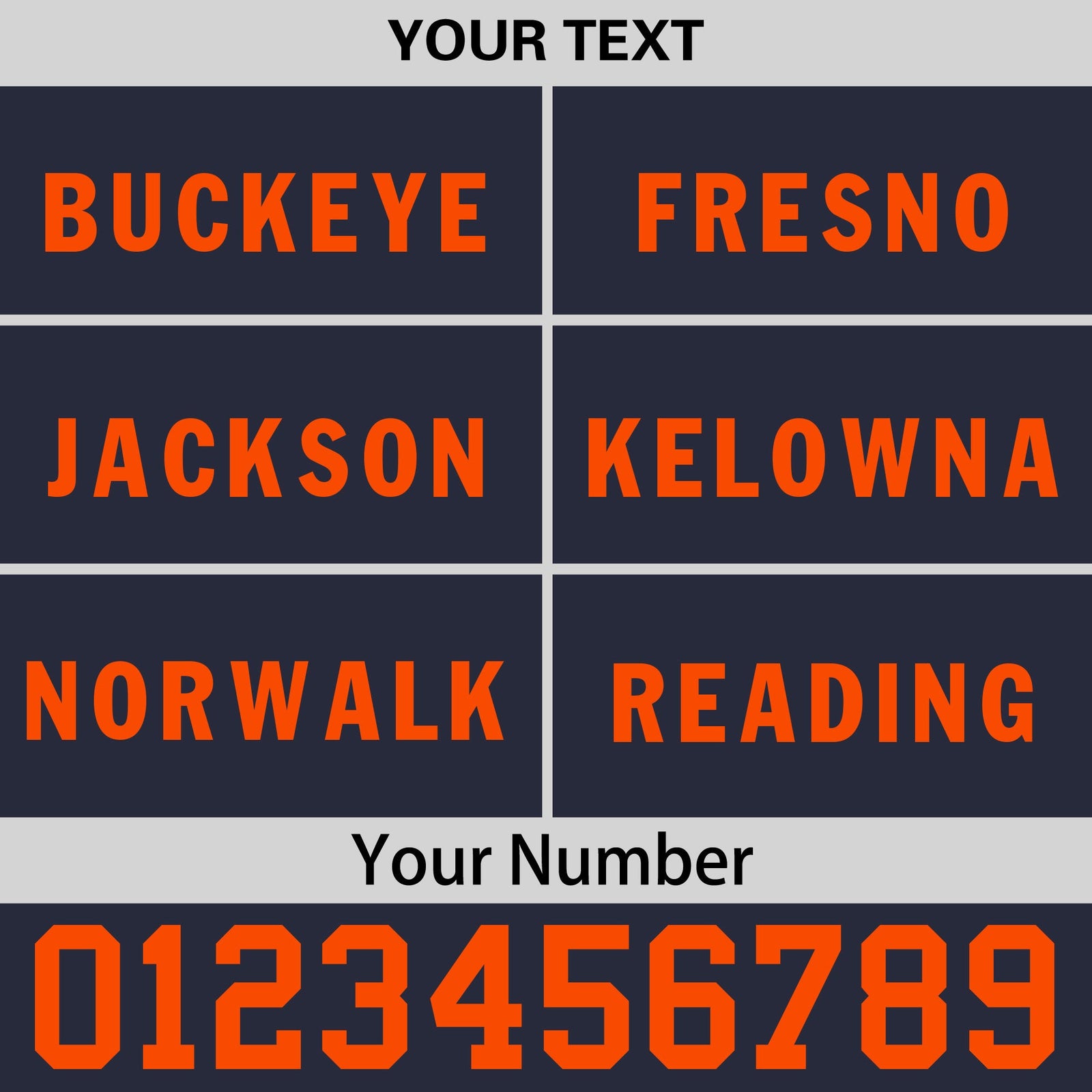 Custom Navy Orange 3D Puff Embroidery Flat Embroidery Casual Sport Baseball Cap