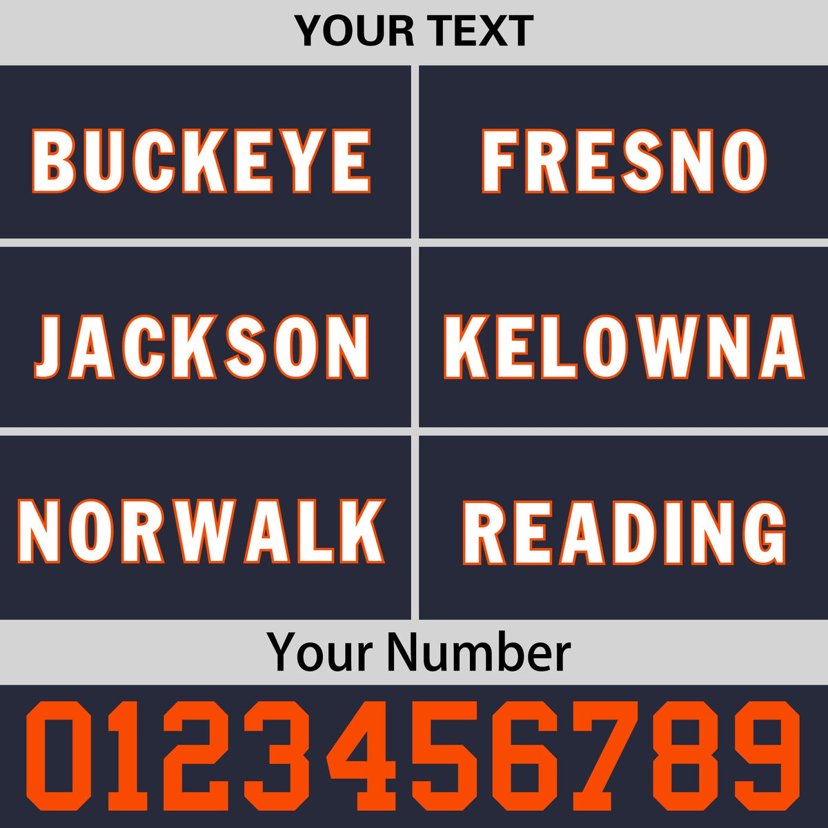 Custom Navy Orange 3D Puff Embroidery Flat Embroidery Casual Sport Baseball Cap