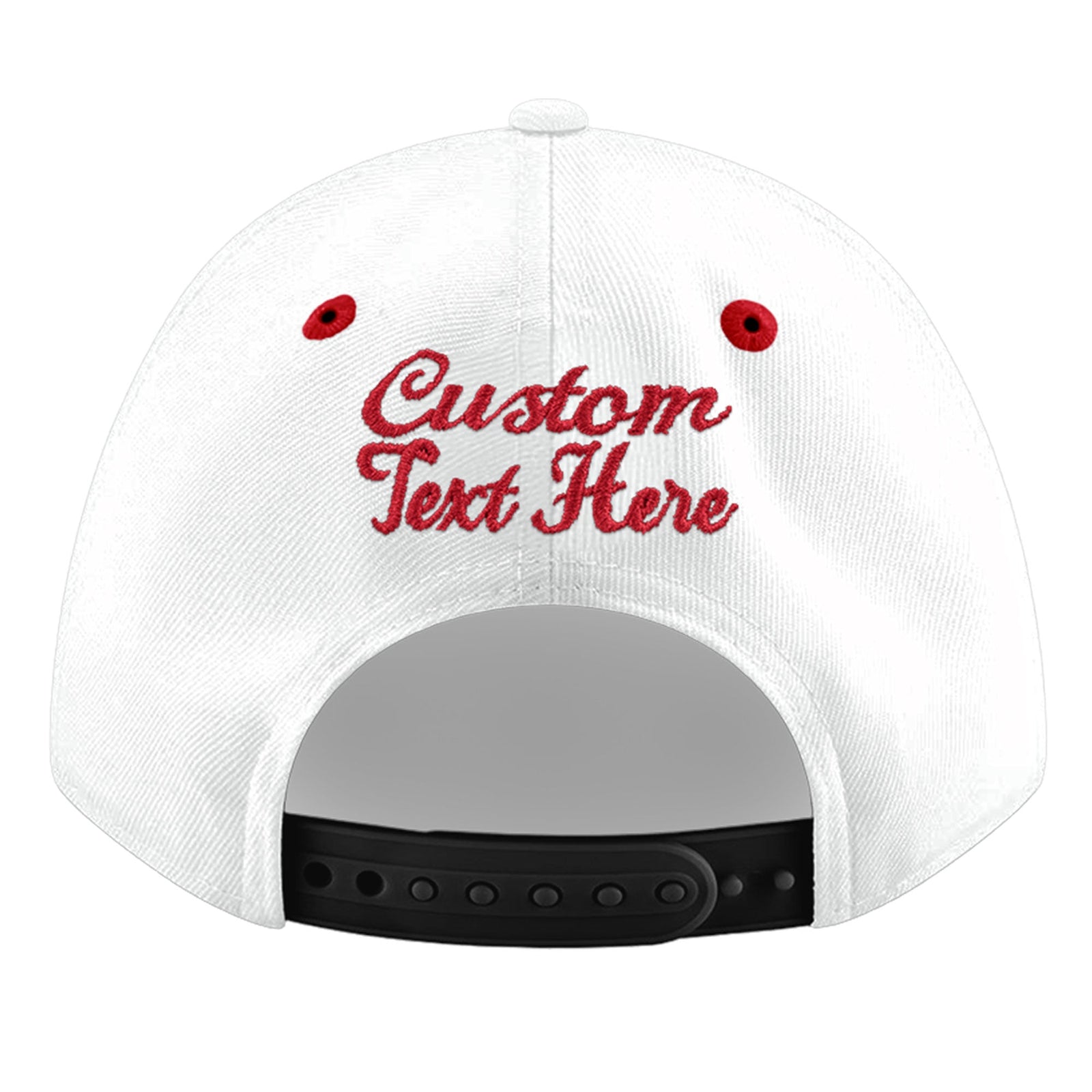 Custom White Red Light Blue 3D Puff Embroidery Flat Embroidery Casual Sport Hats| KXKSHOP